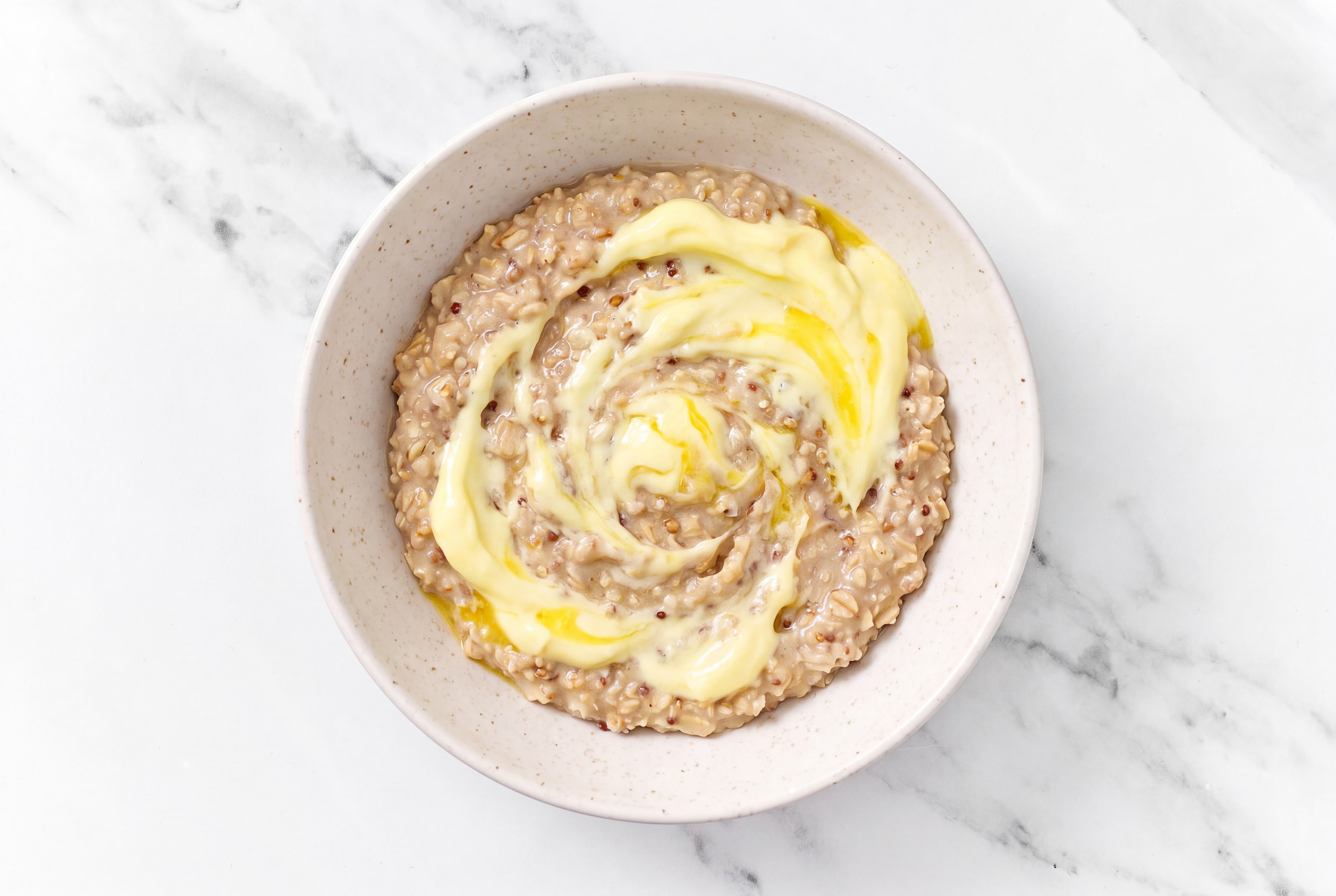 Maple Cinnamon Oatmeal & Lemon Yogurt