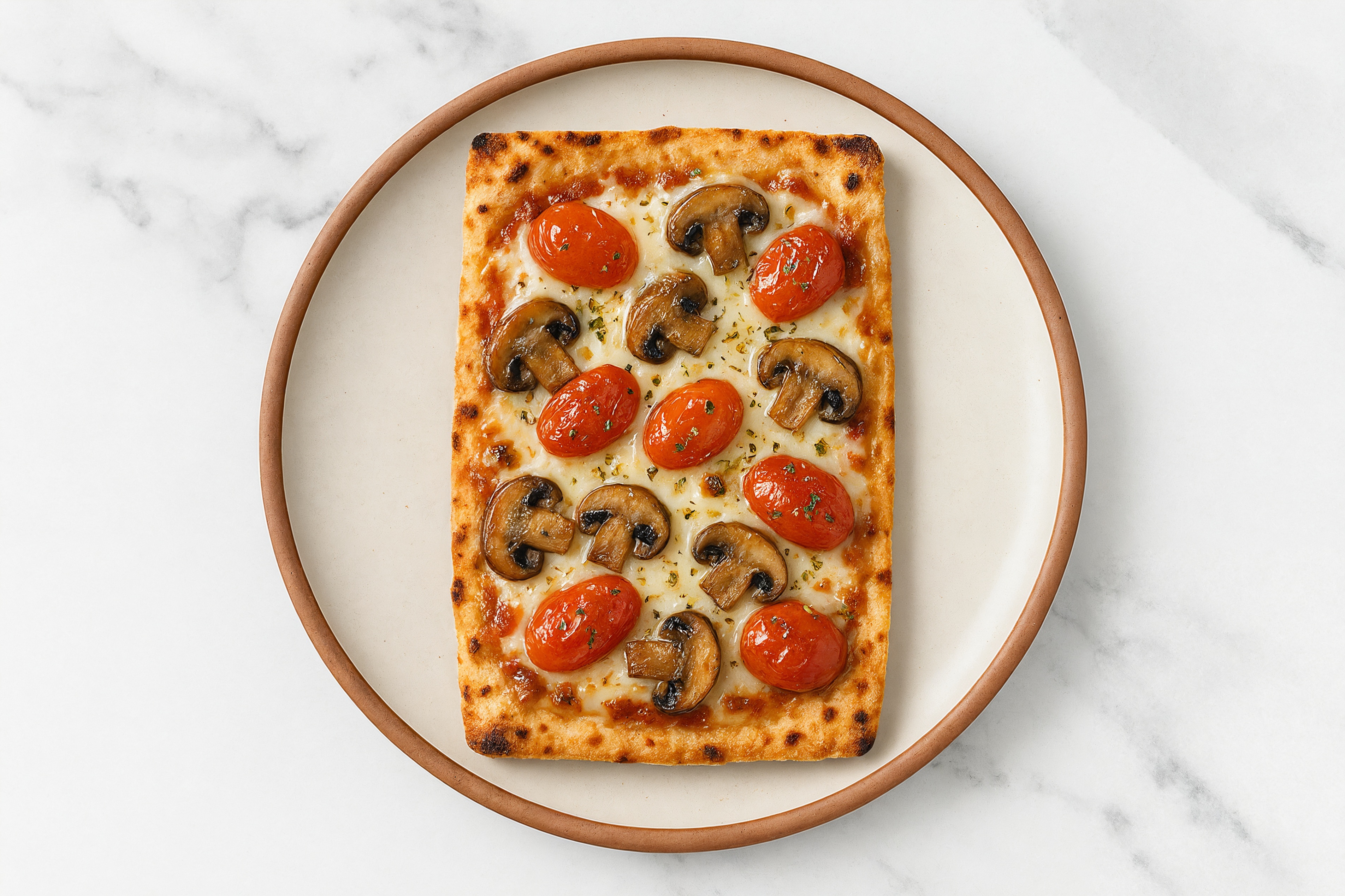 Cheezy Tomato + Mushroom Wood Grilled Pizza Crusts