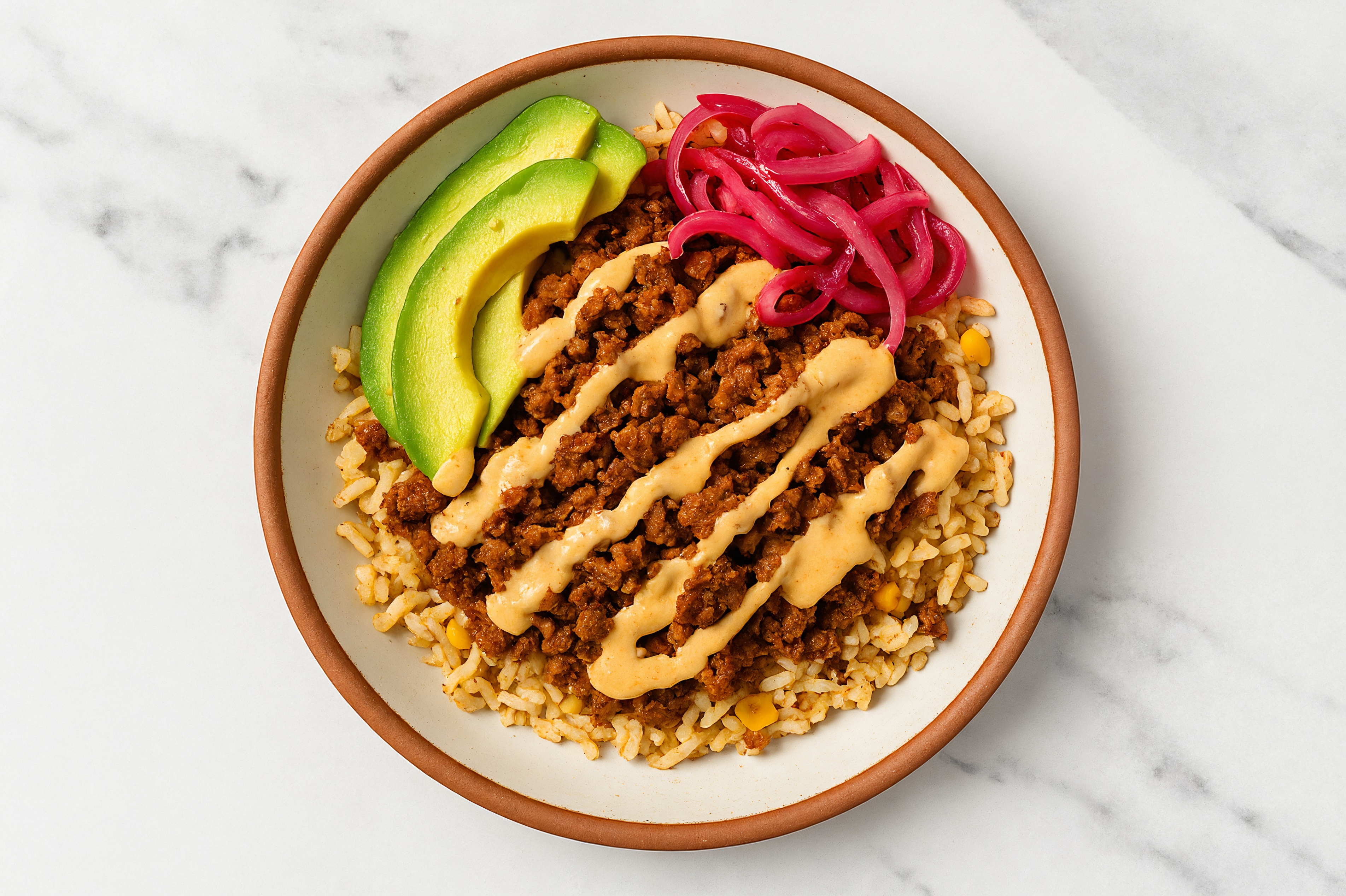 Craveable Chorizo Street Corn Grain Bowl with Buffalo Ranch