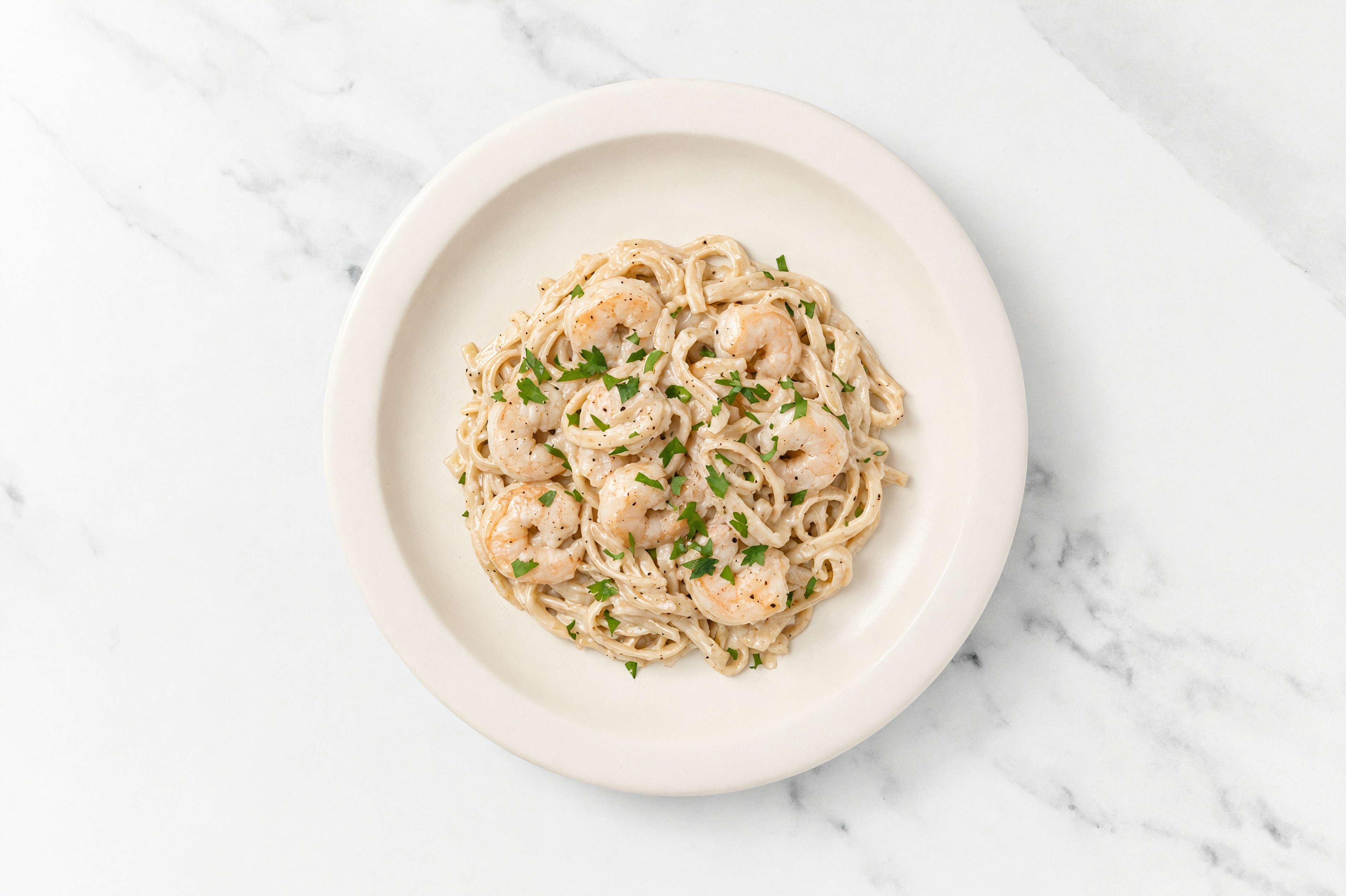 Shrimp Linguine Alfredo