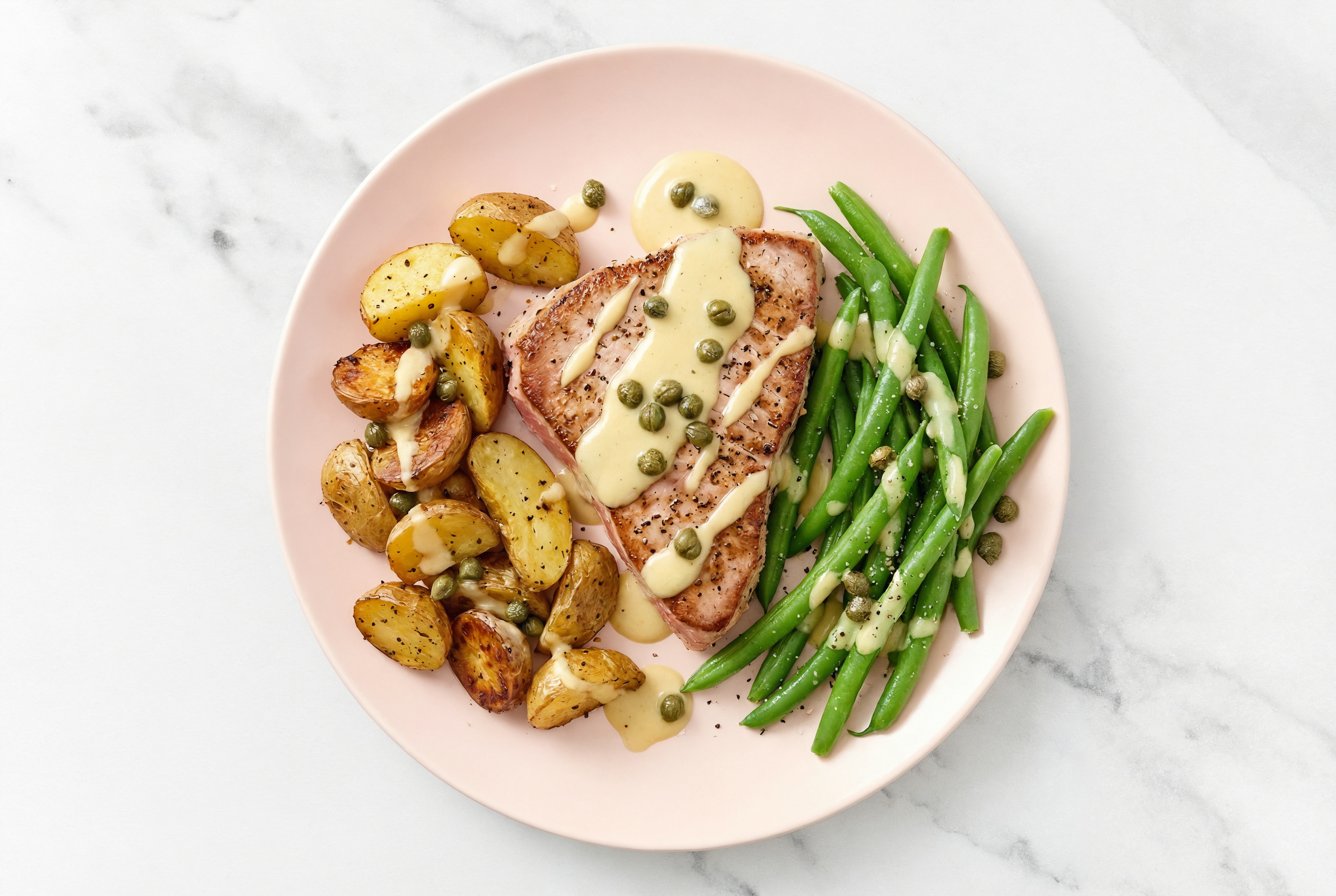 Herby Niçoise-Inspired Tuna Veggie Bowl
