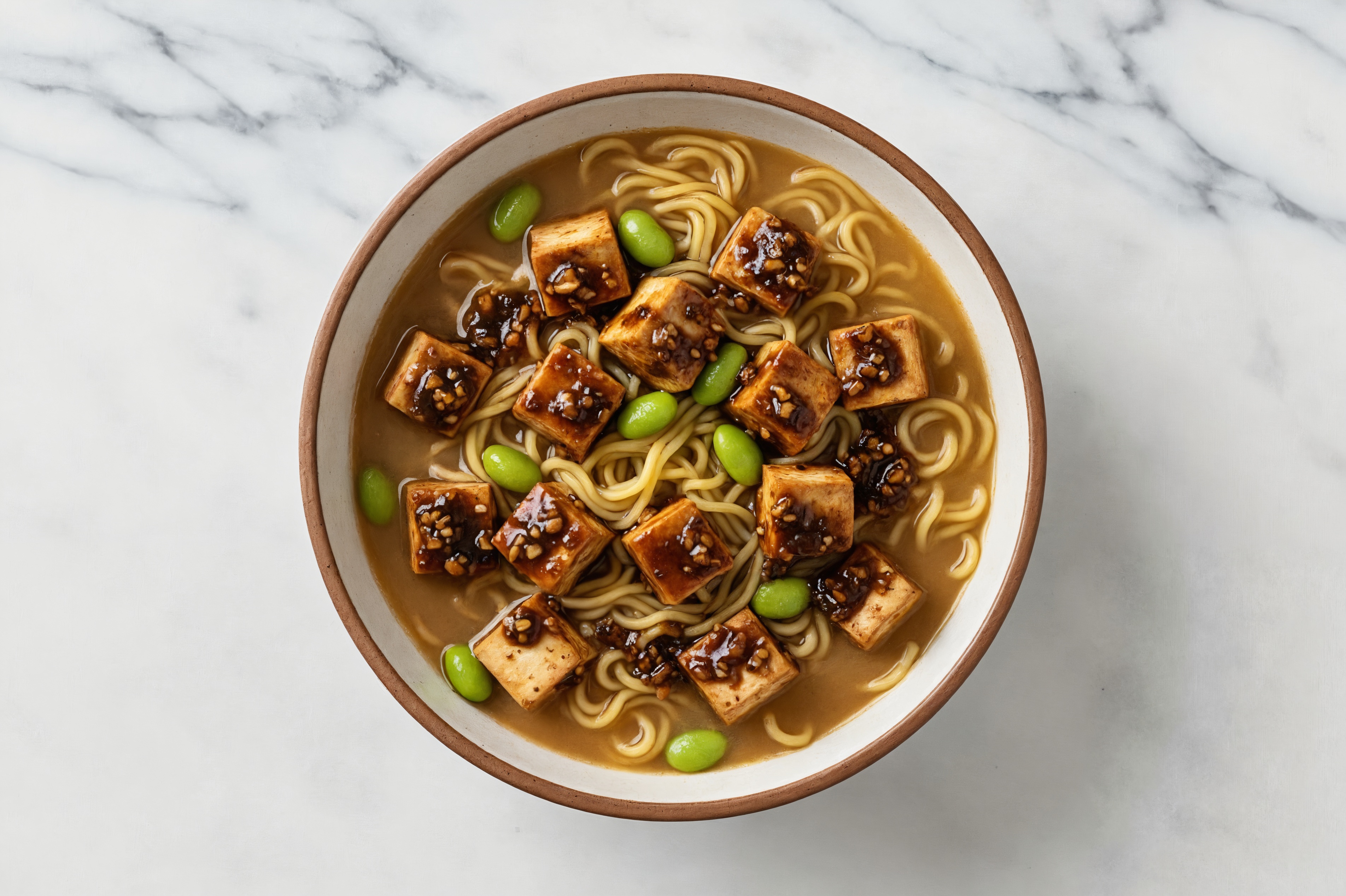 Black Pepper Tofu Miso Ramen