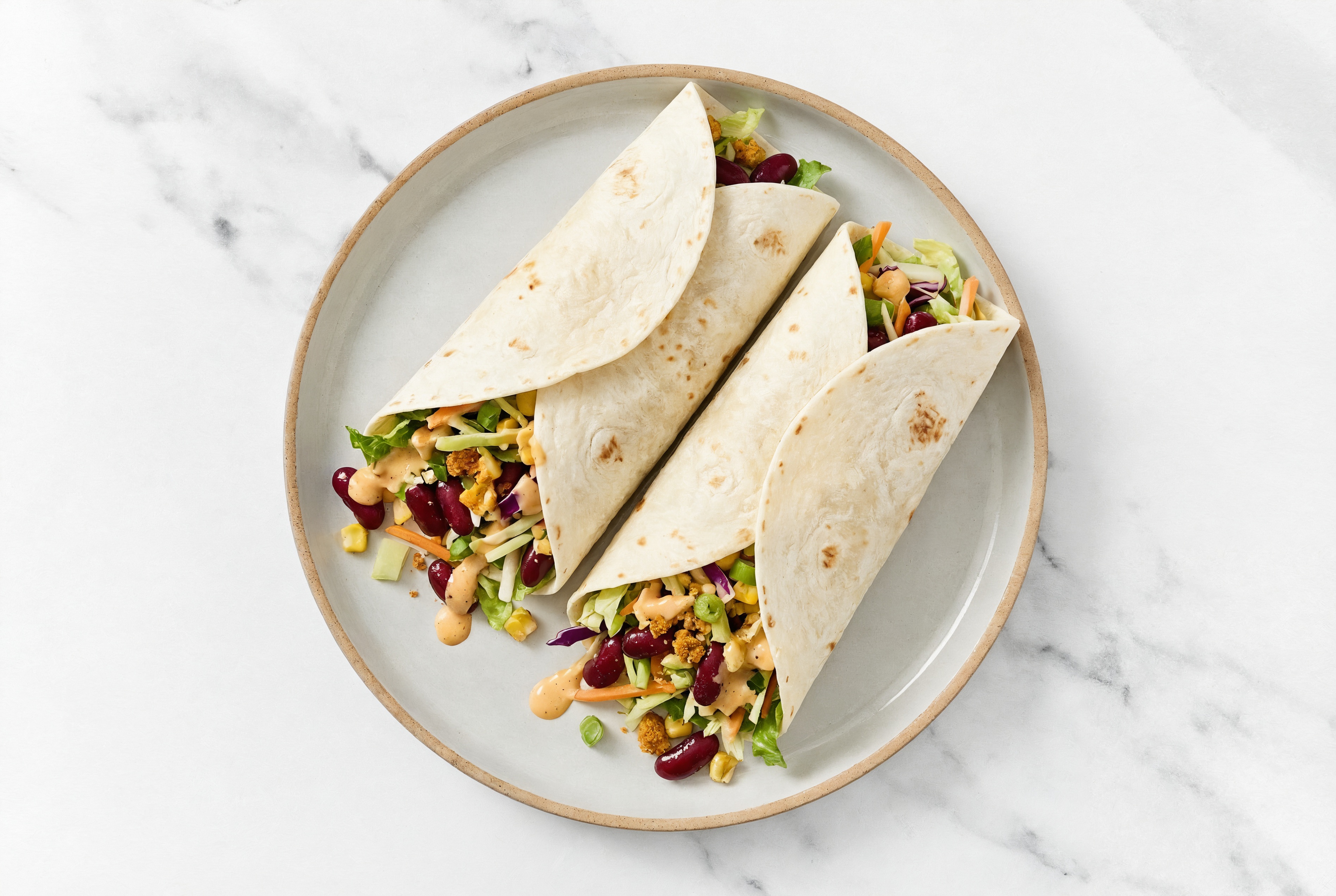Street Corn Kidney Beans Wrap