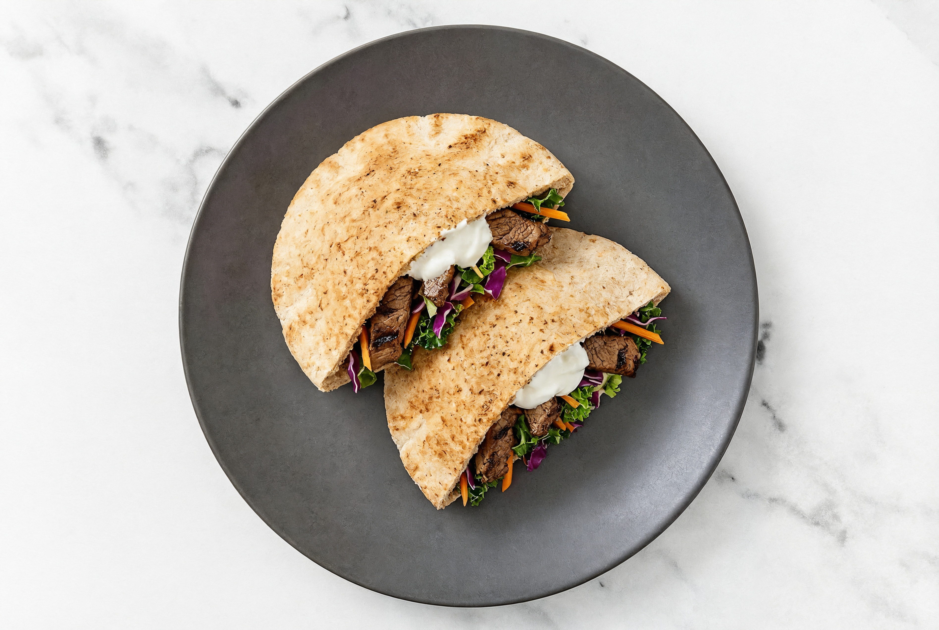  Rainbow Beef Barbacoa Whole Grain Pita Pockets