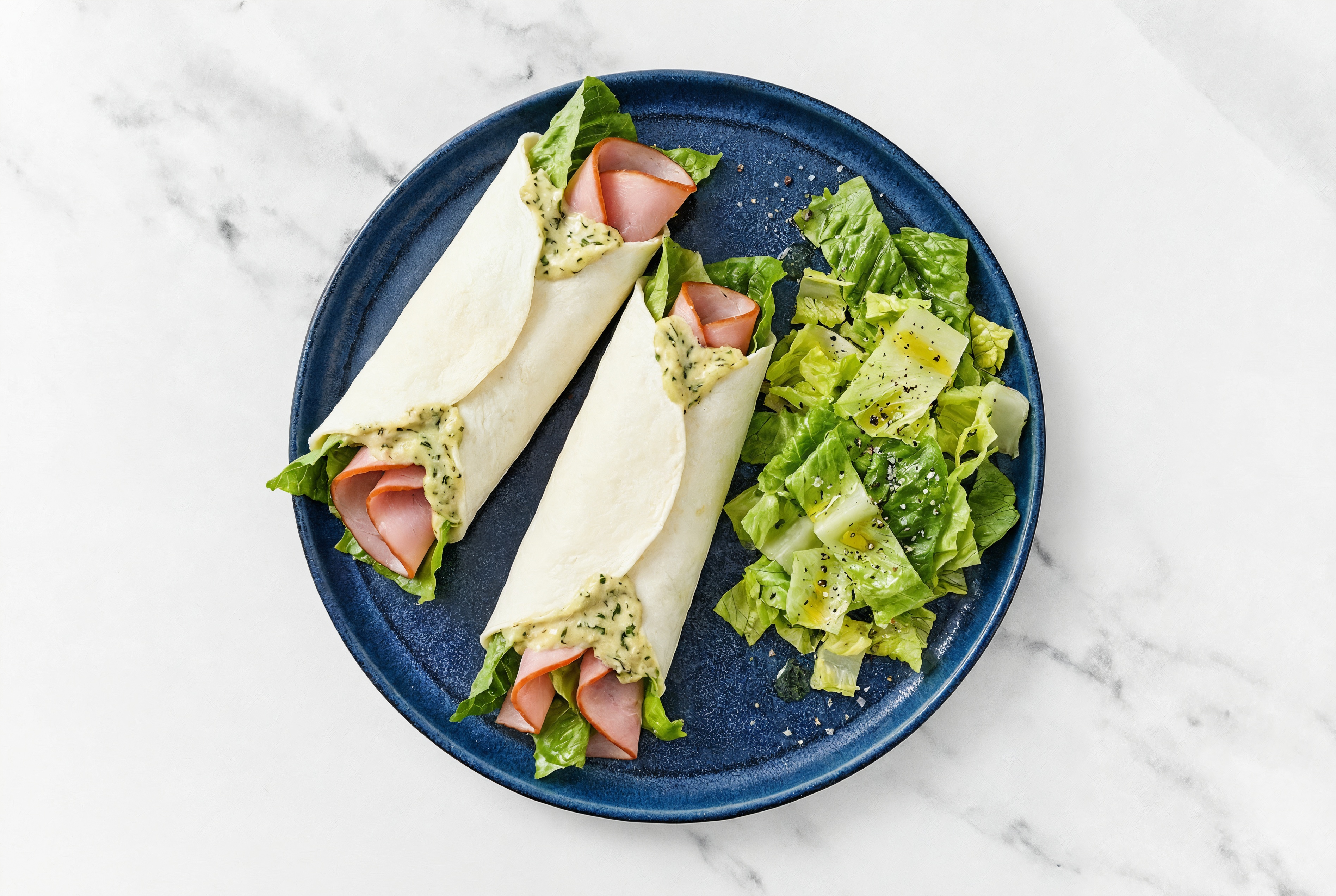 Spinach Artichoke Ham Protein Wrap