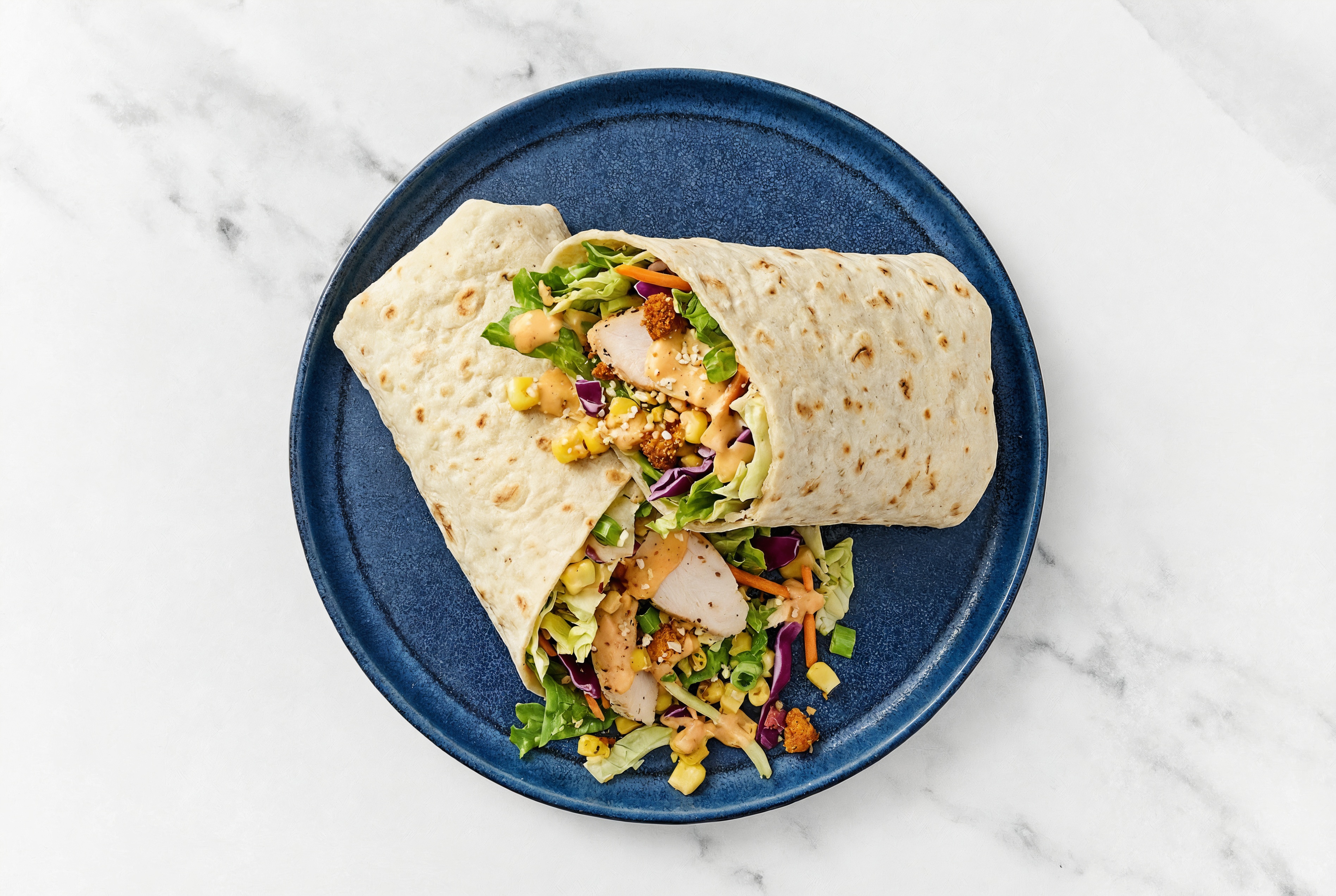 Street Corn Chicken Wraps