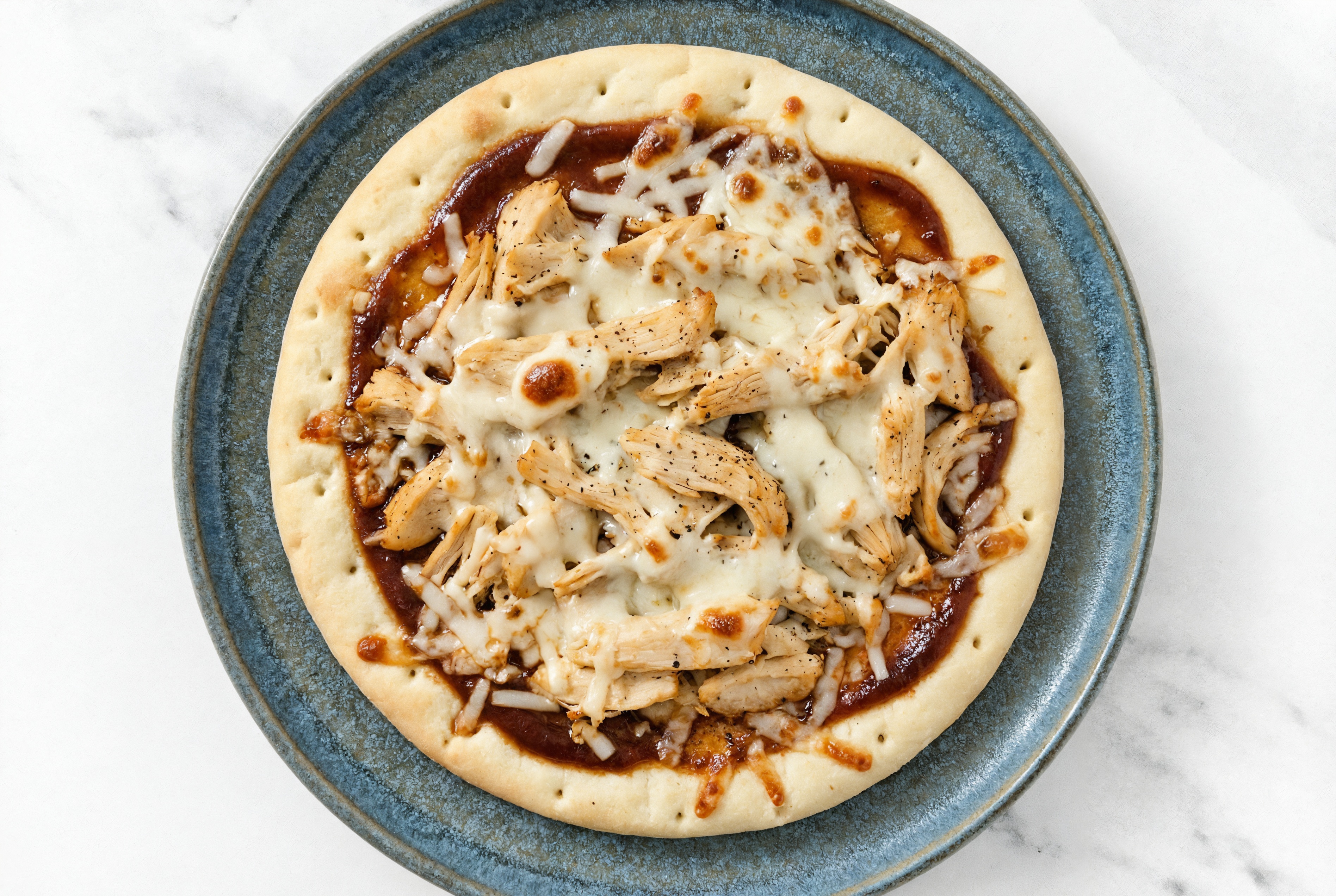 BBQ Pulled Chicken Gluten-Free Pizza with Original BBQ Sauce