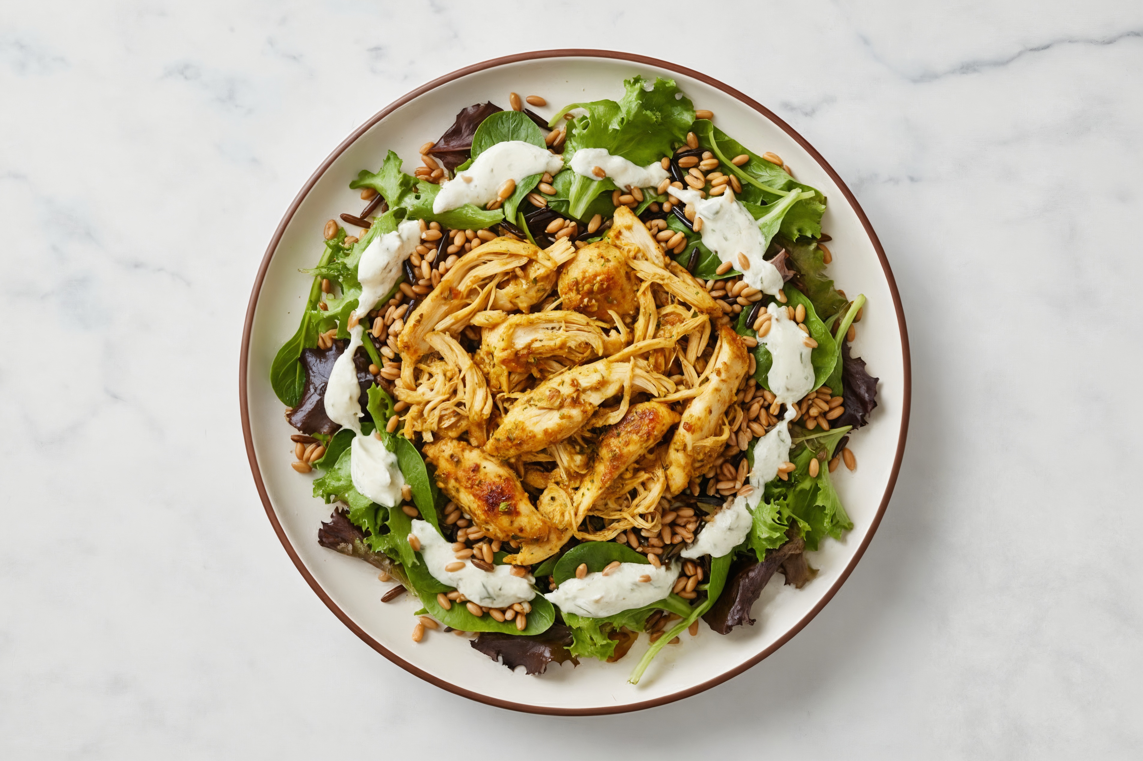 Tzatziki Chicken Shawarma Grain Salad