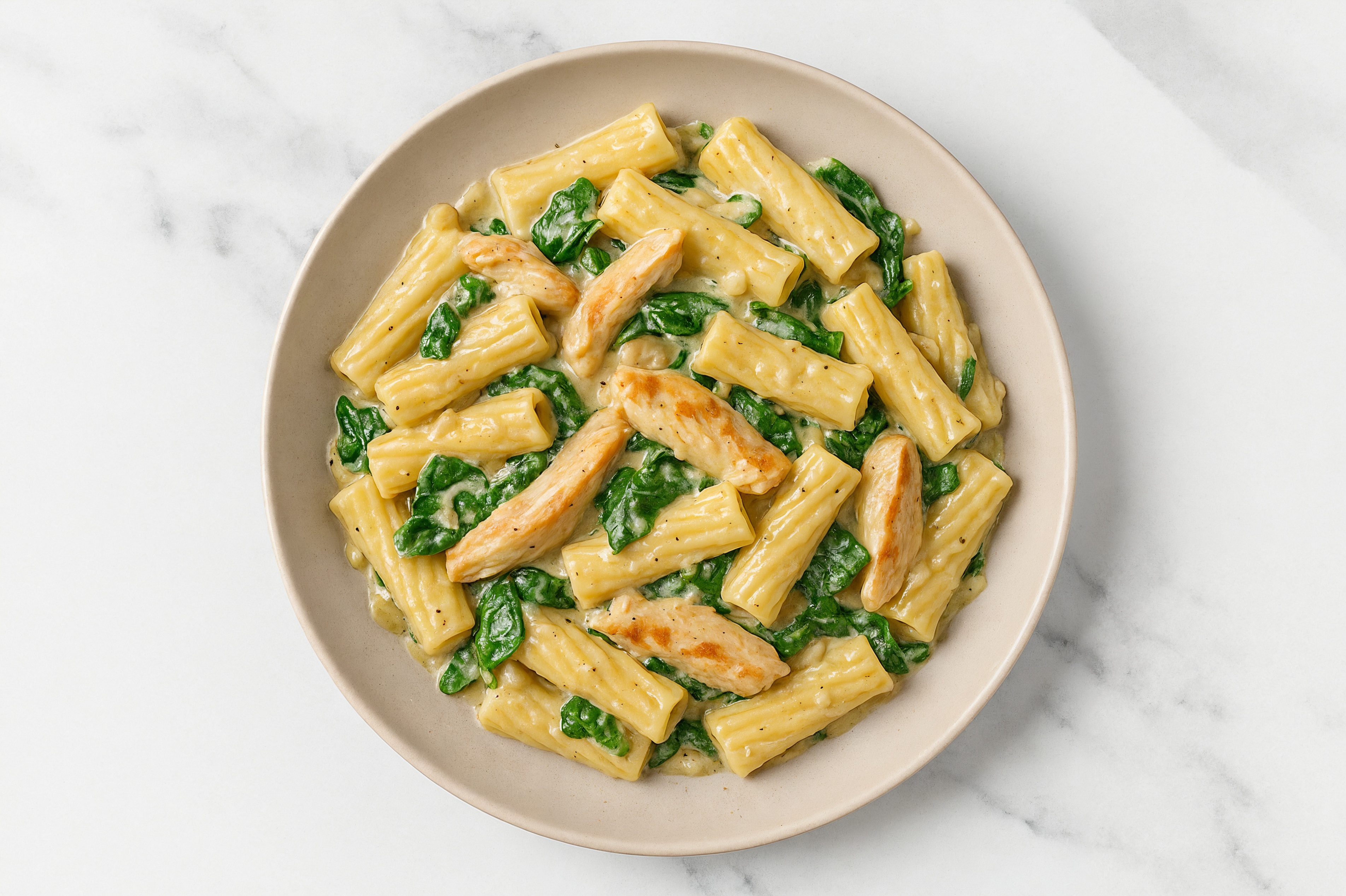 Chicken + Spinach Rigatoni Truffle
