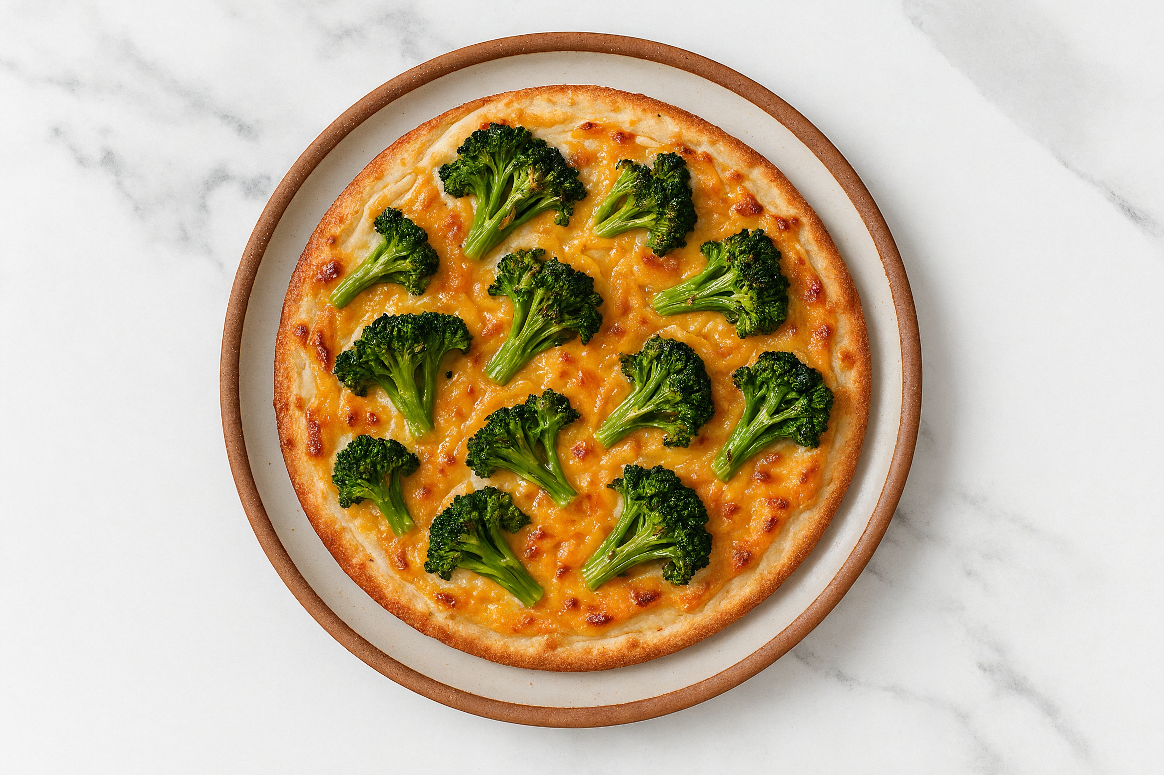 Broccoli Cheddar Gluten-Free Pizza Crusts