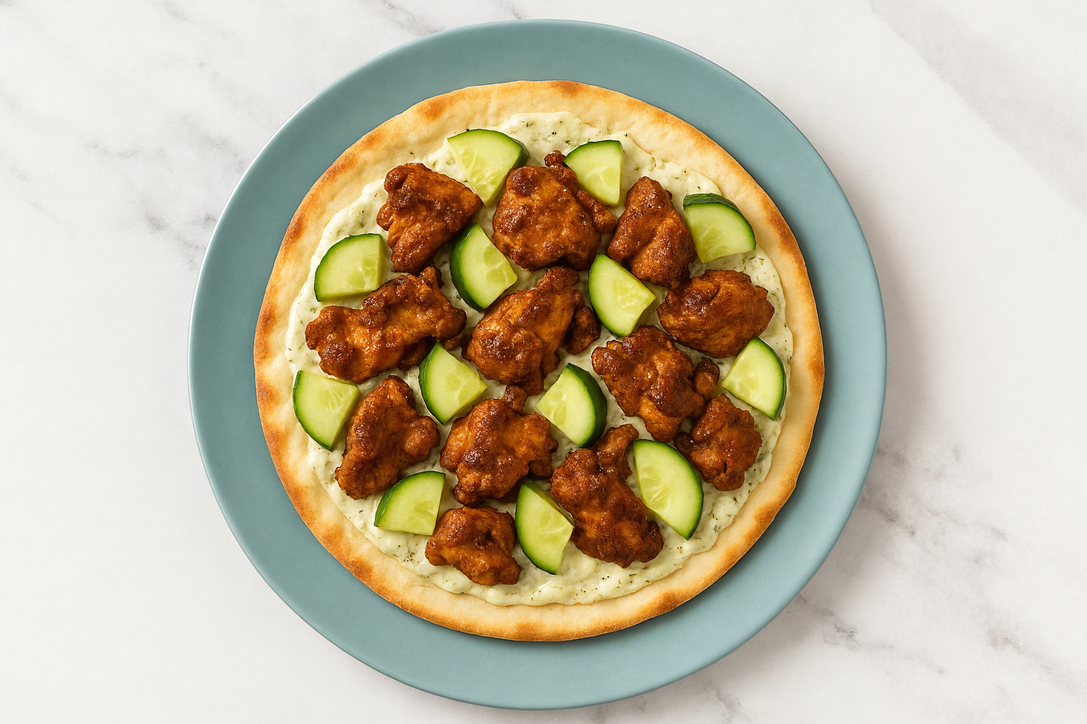 Cucumber Tandoori Dill Gluten Free Pizza