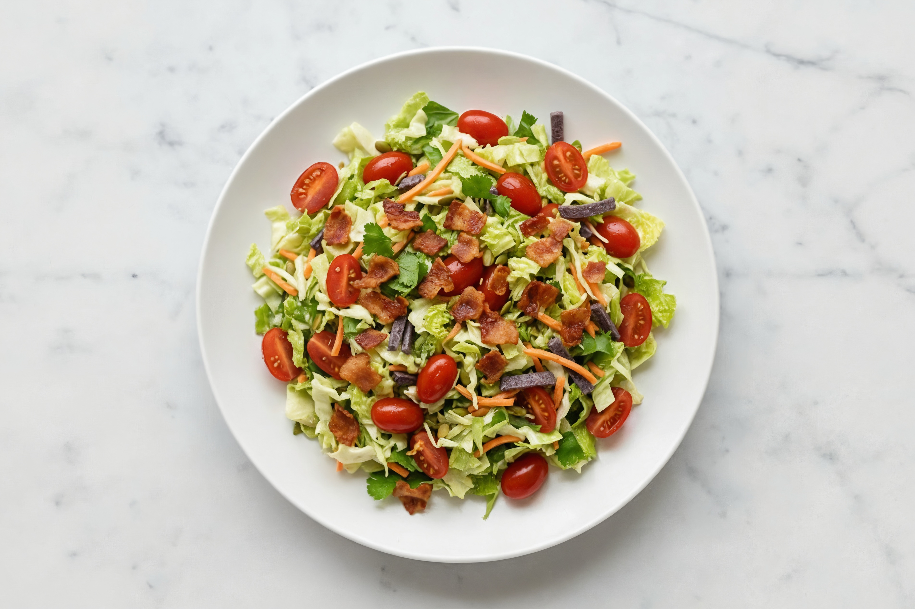 Southwest Chopped Salad with Crispy Applewood Smoked Pork Bacon