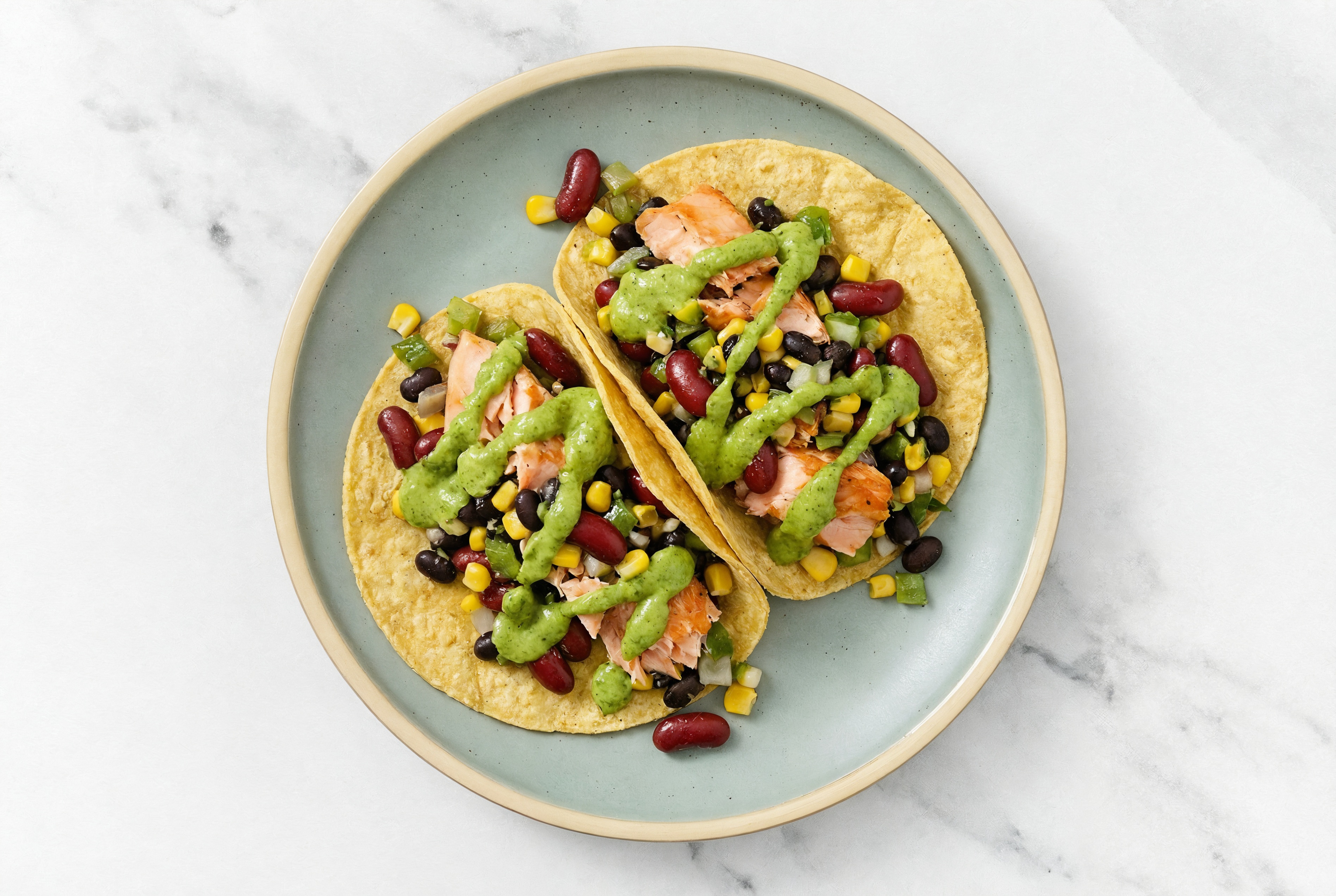 Herby Classic Salmon Tacos