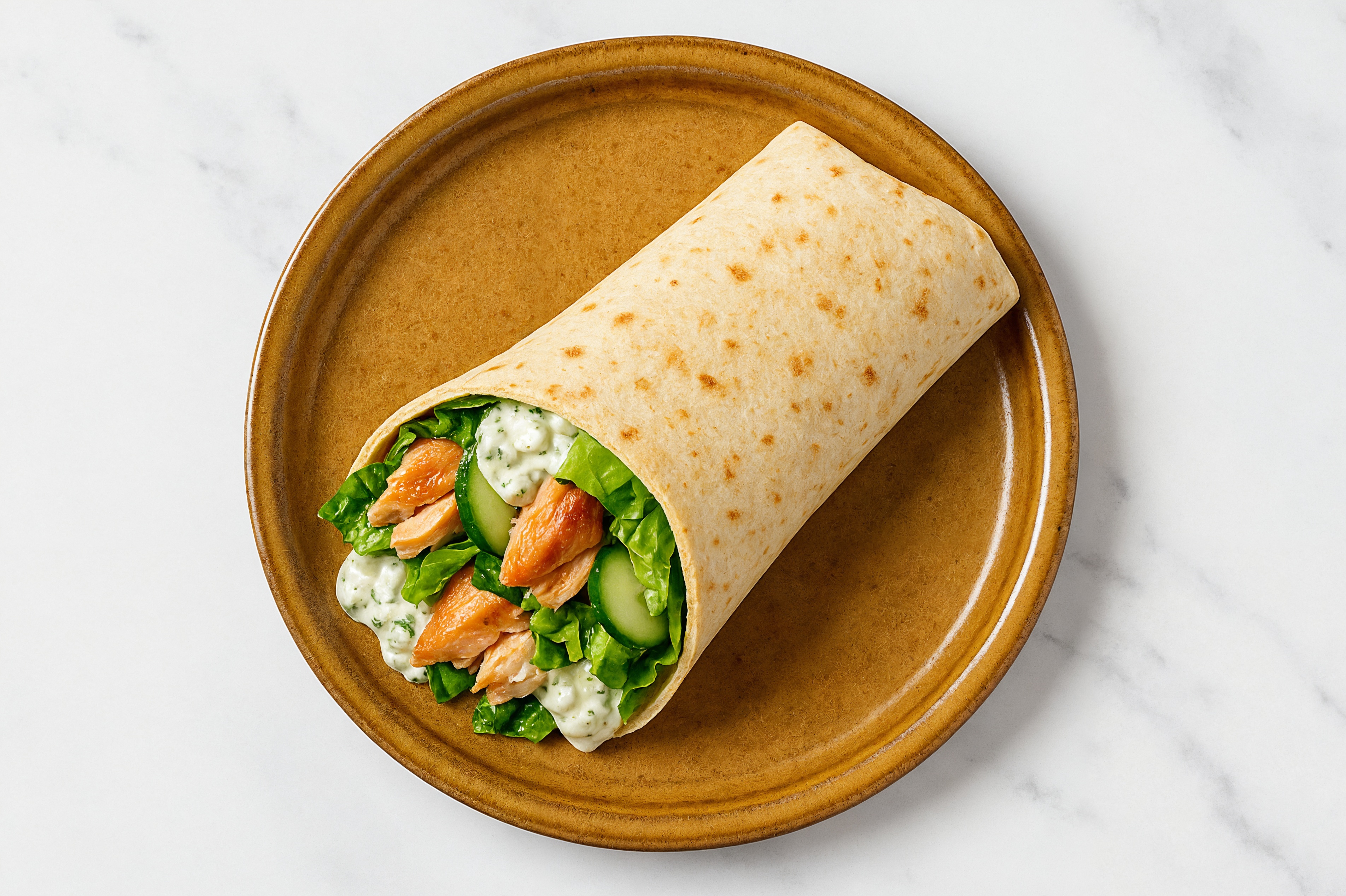  Tzatziki Salmon on Lavash