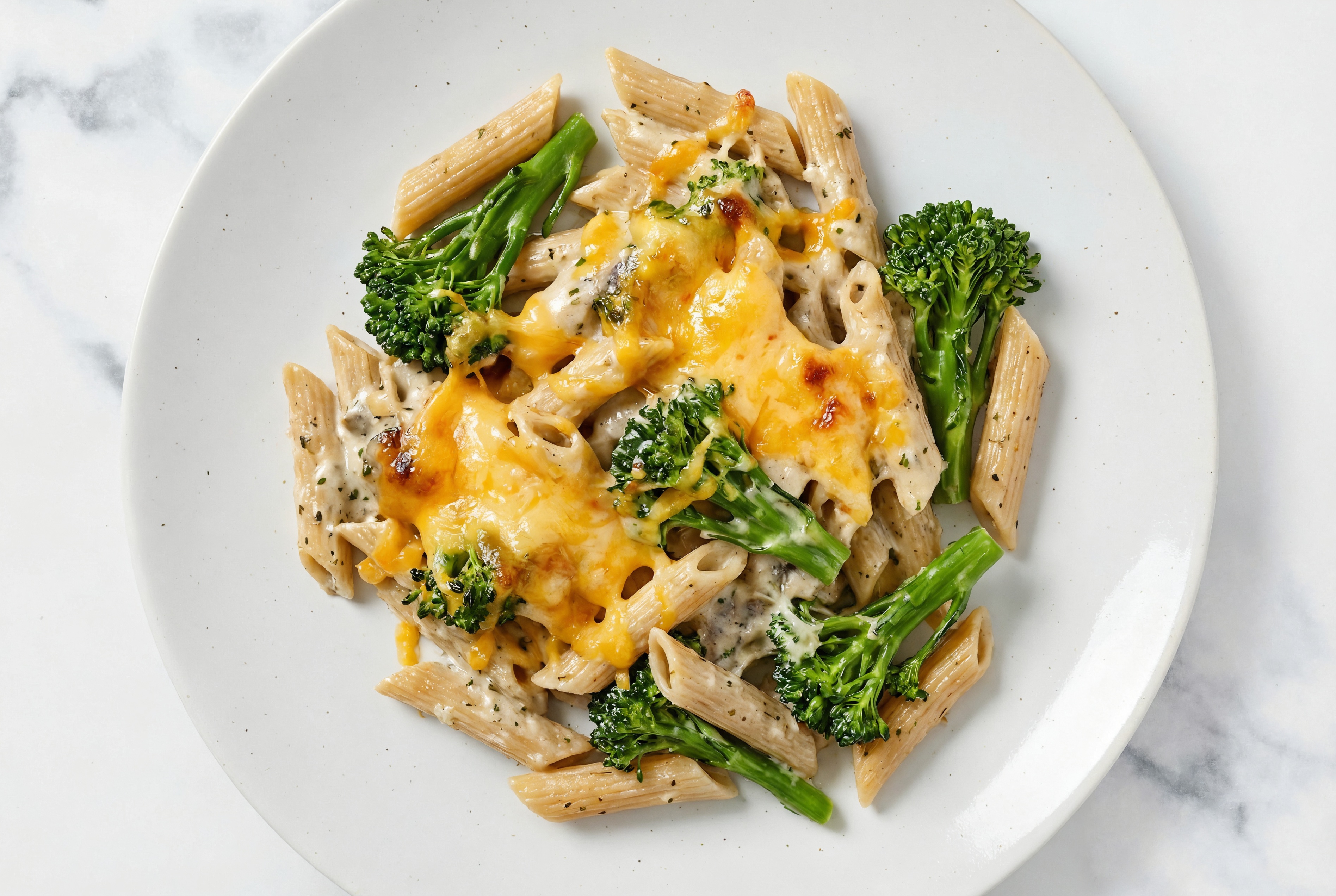 Broccoli Cheddar Baked Mac 'n Cheese | Hungryroot