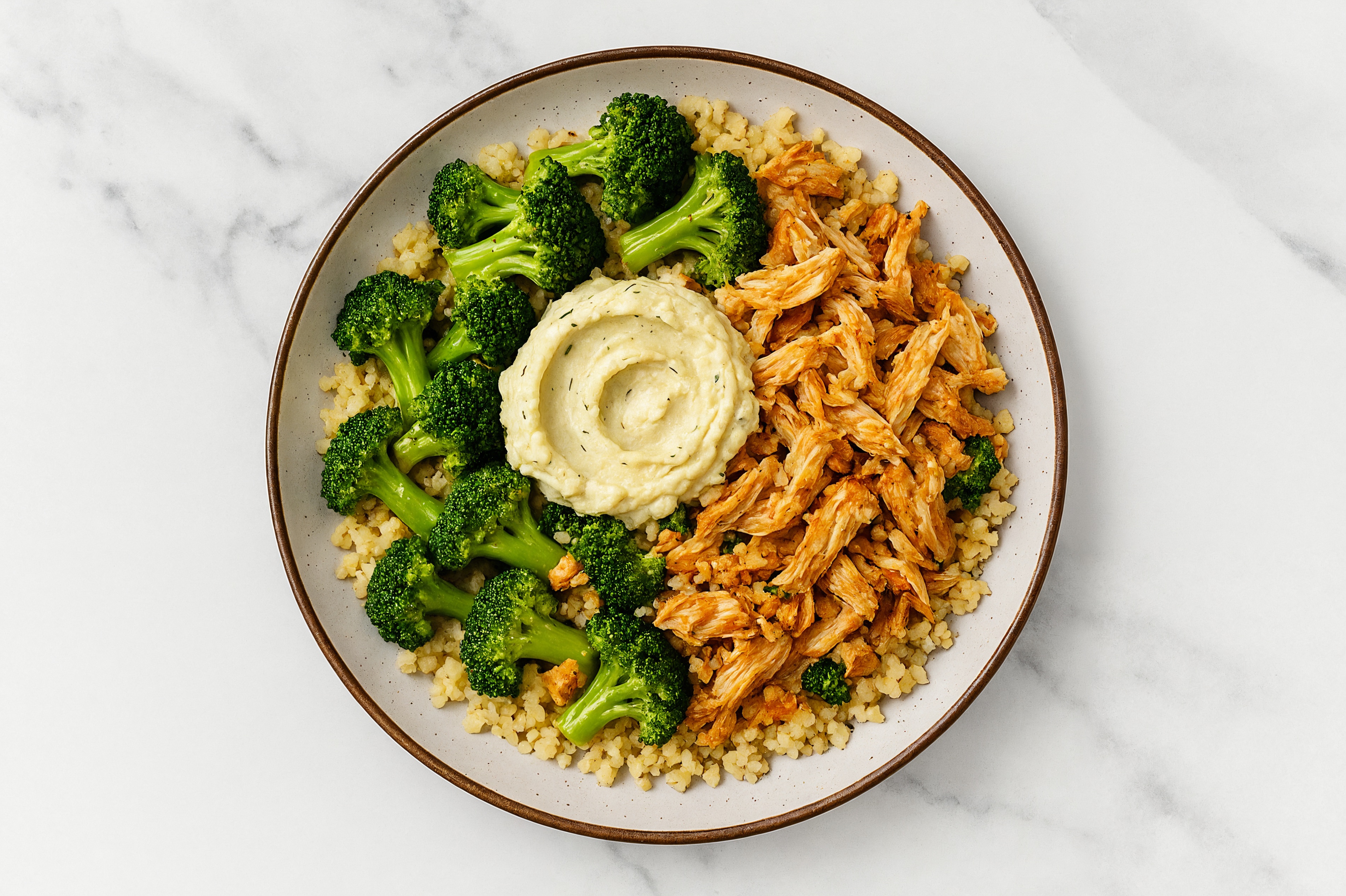 Chile Limon Couscous Bowl with Broccoli
