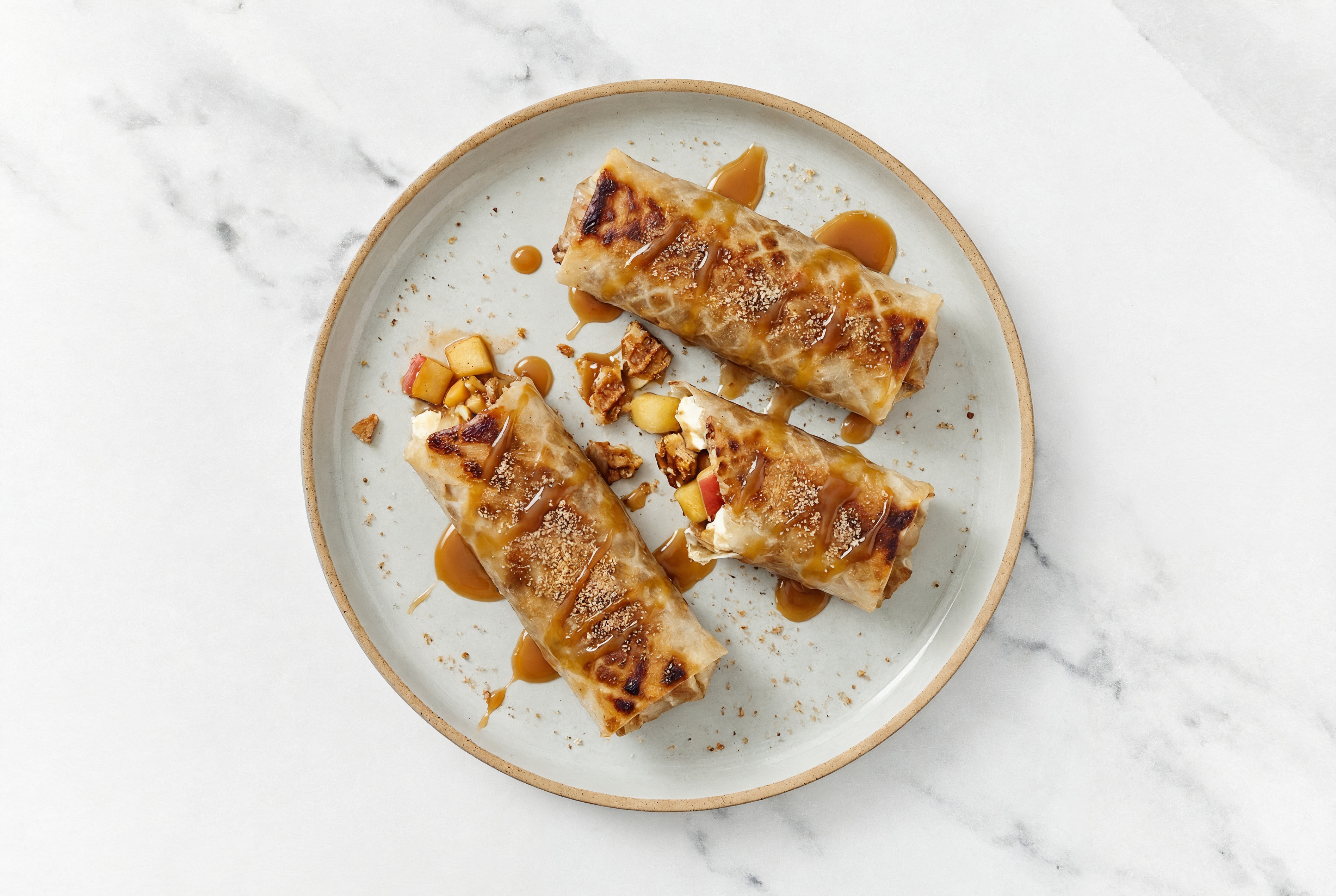 Apple Pie Spring Rolls