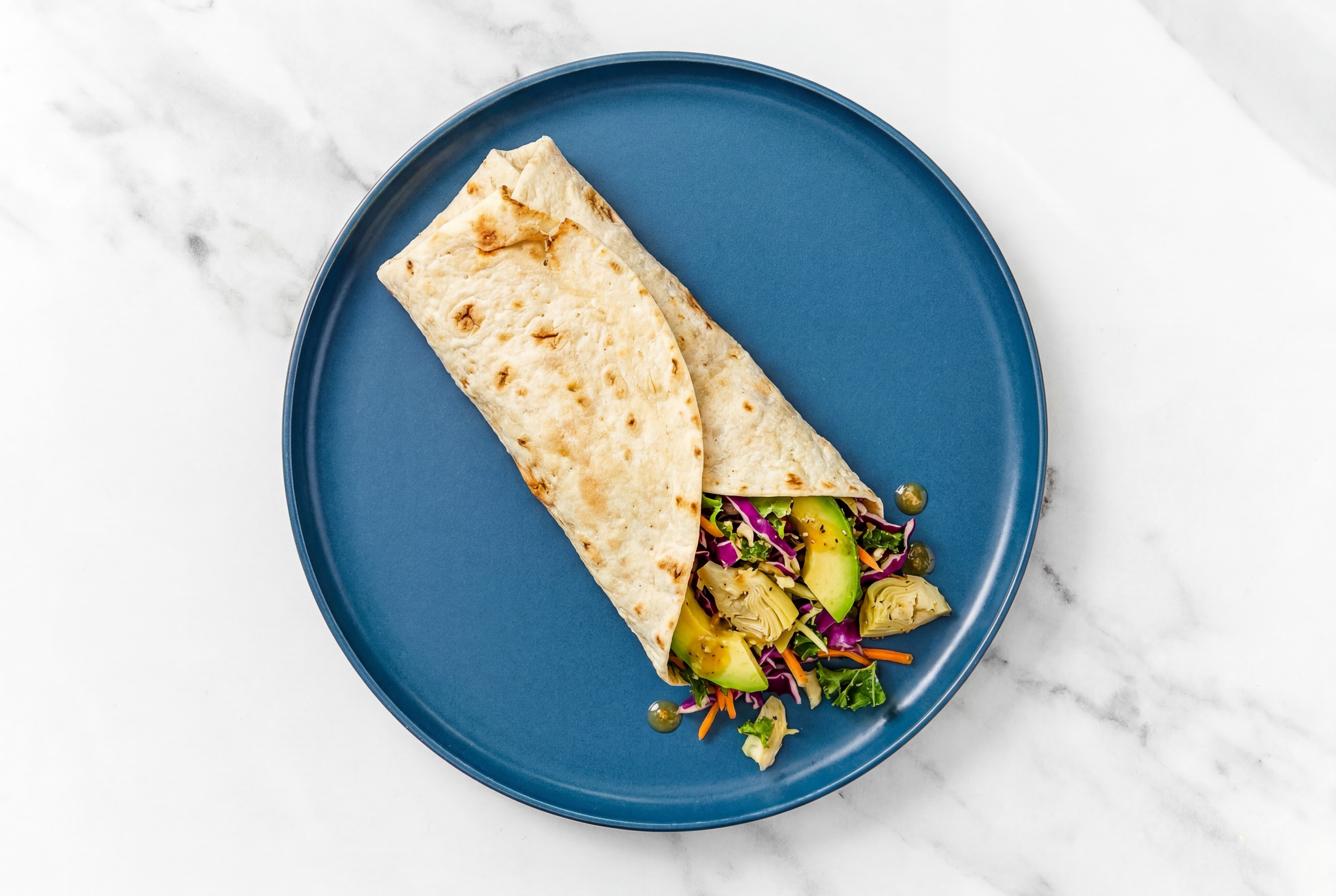 Avocado Artichoke Lavash Wrap