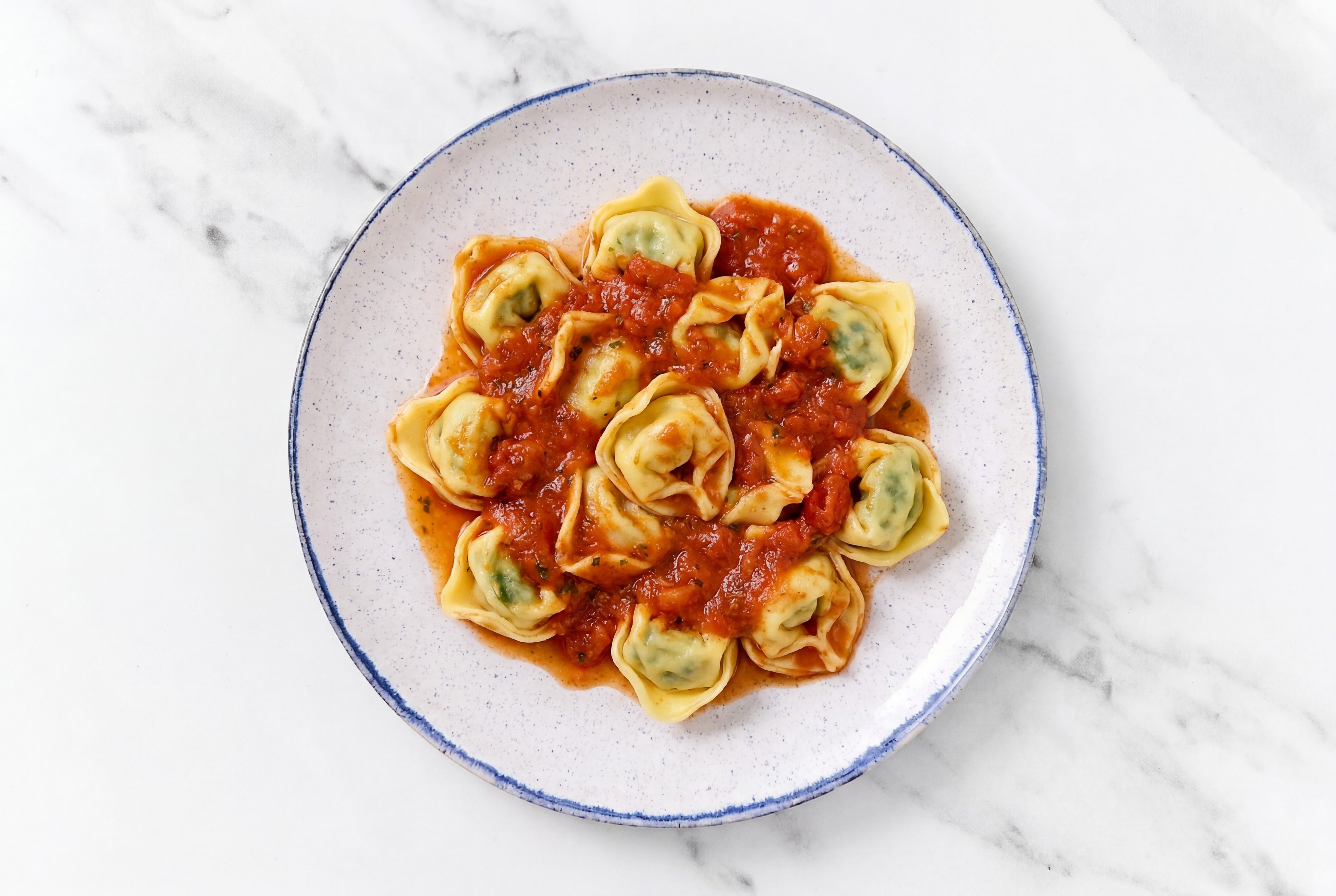 Spinach Tortellini Marinara