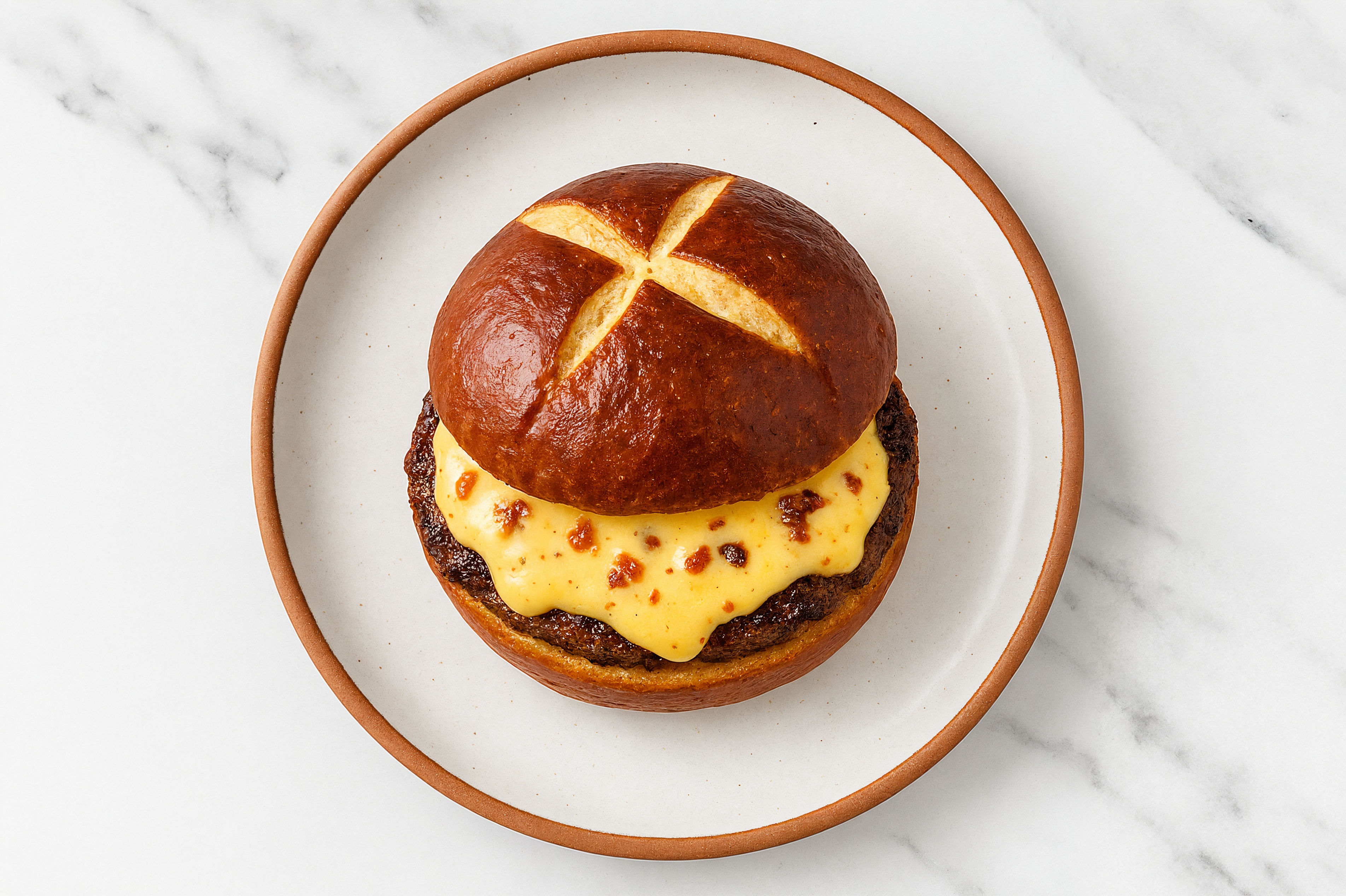 Creamy Cheddar MyBacon Cheeseburger with Wagyu Beef Patties