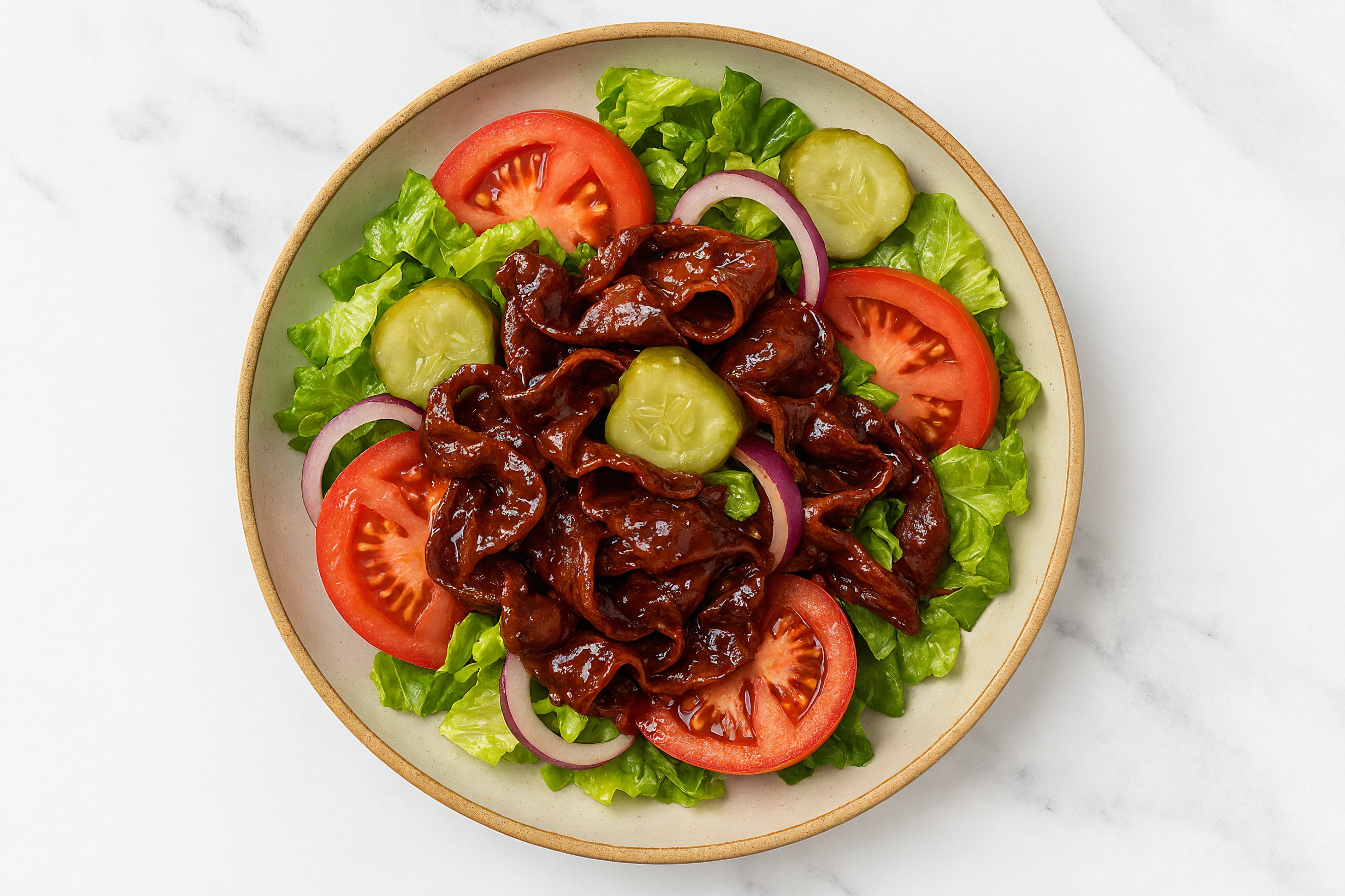 BBQ Better-Than-Burger Bowl with Original BBQ Sauce