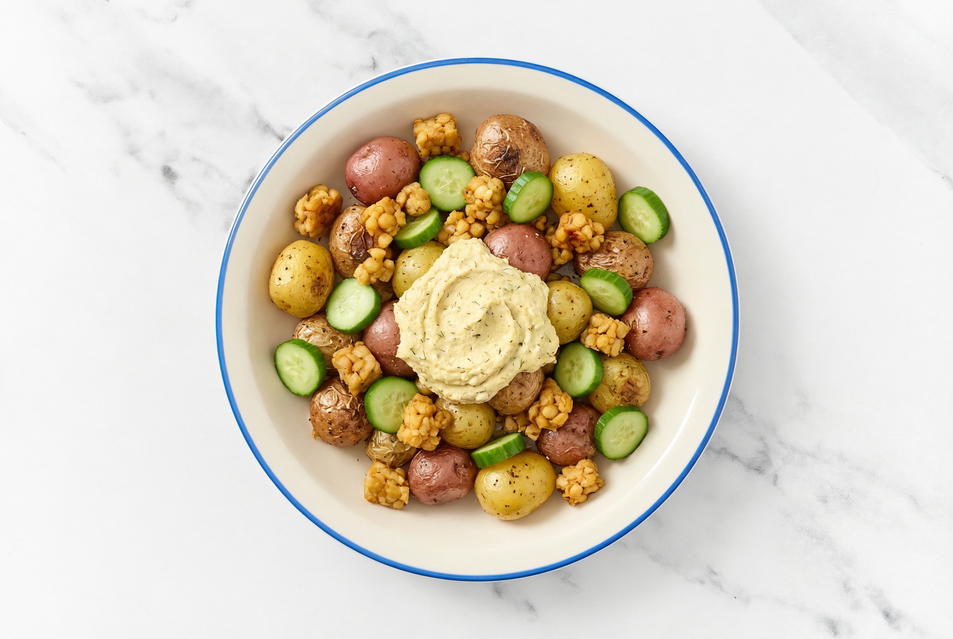  Tempeh + Hummus Bowl