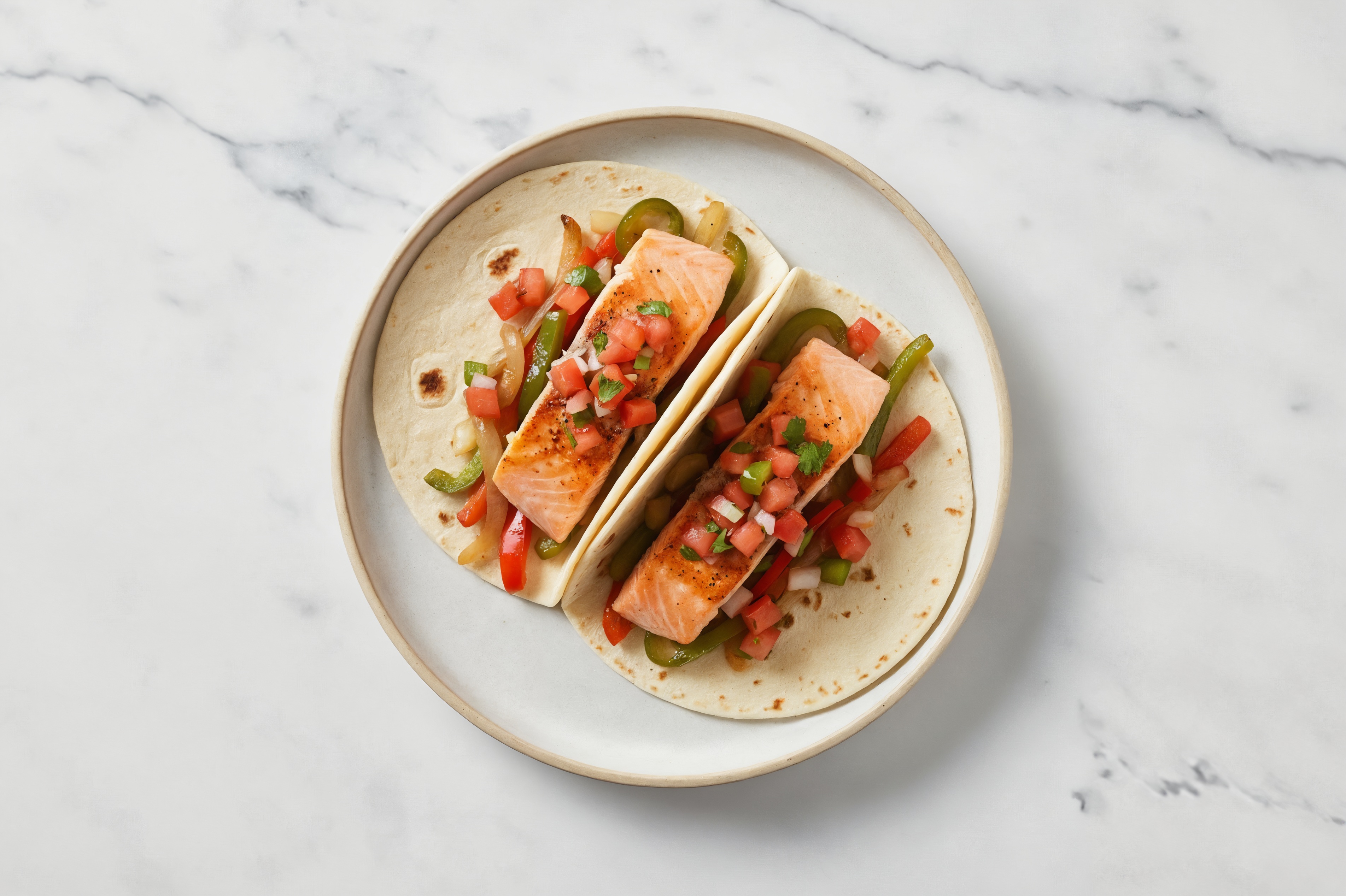Garden  Salmon Tacos