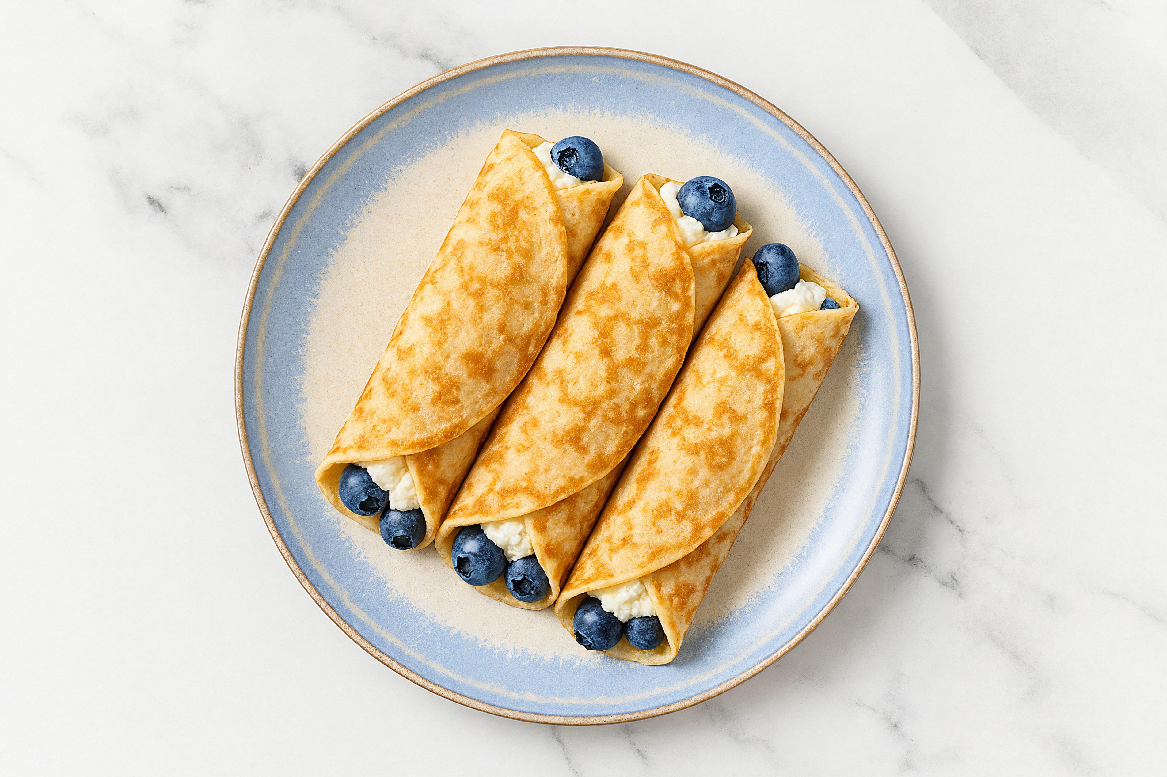 Super-Simple Organic Blueberry Ricotta Protein Pancakes