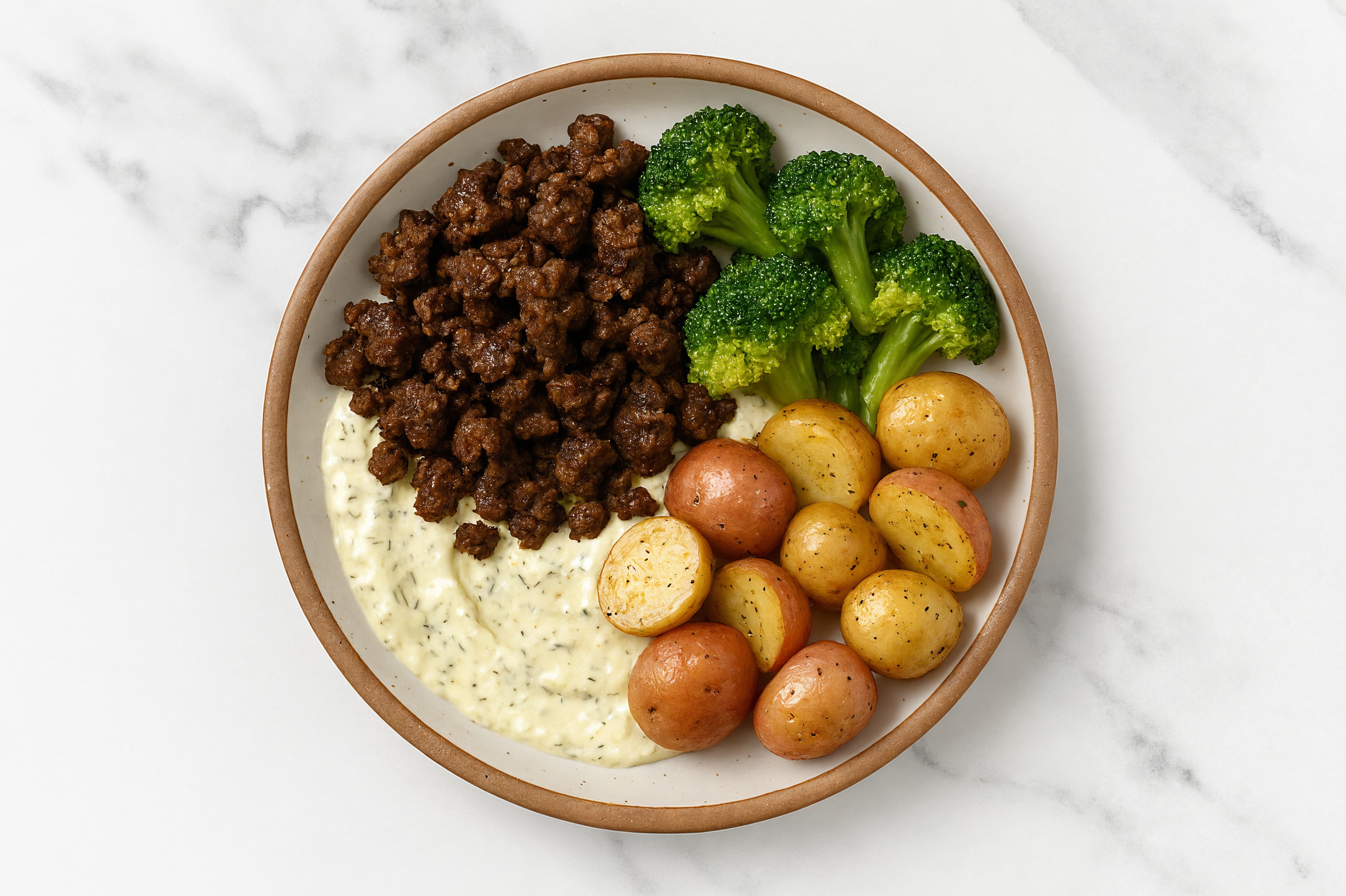  Broccoli + Garlicky Wagyu Beef with Dill Pickle Sauce