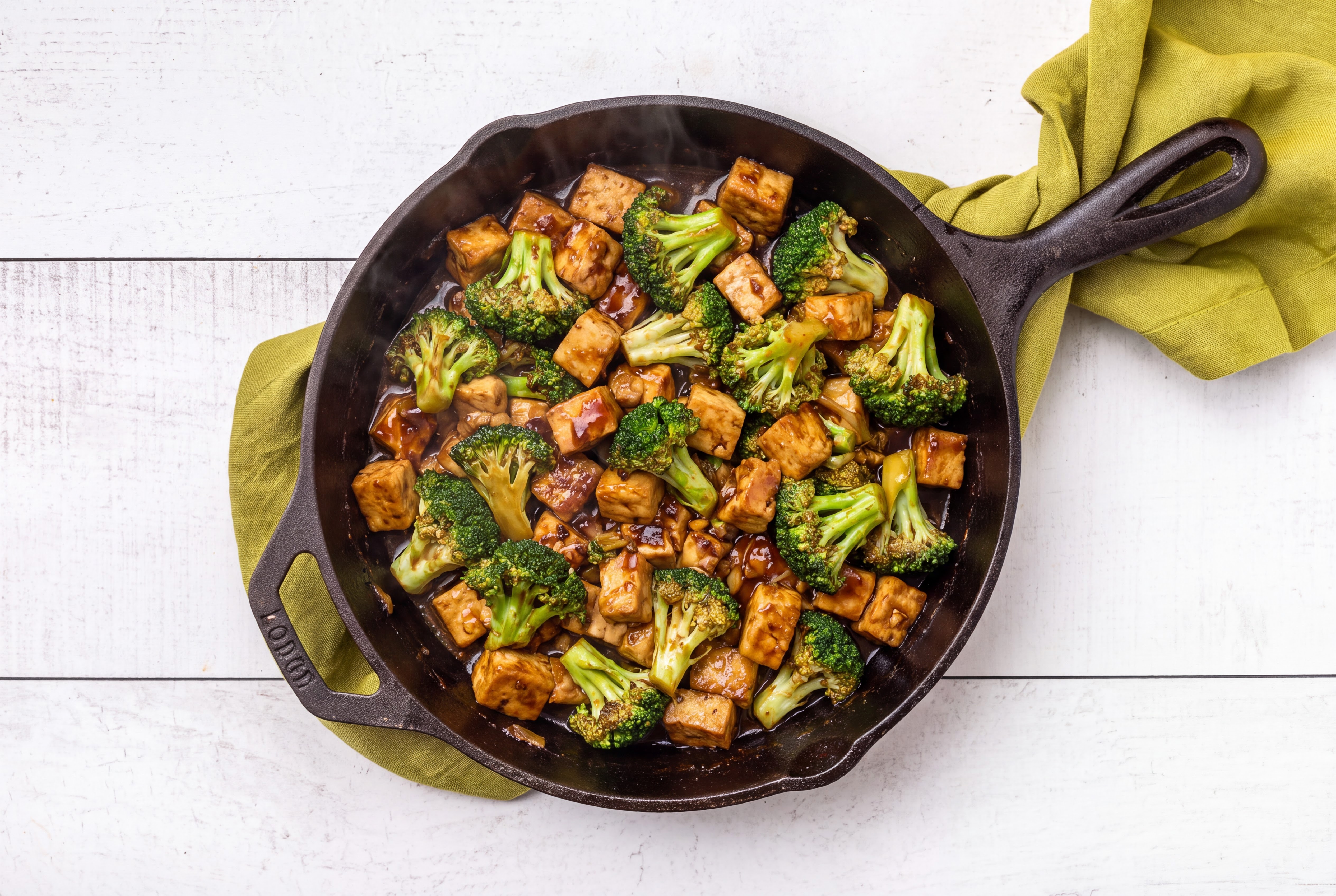 Teriyaki Tofu + Broccoli Stir-Fry
