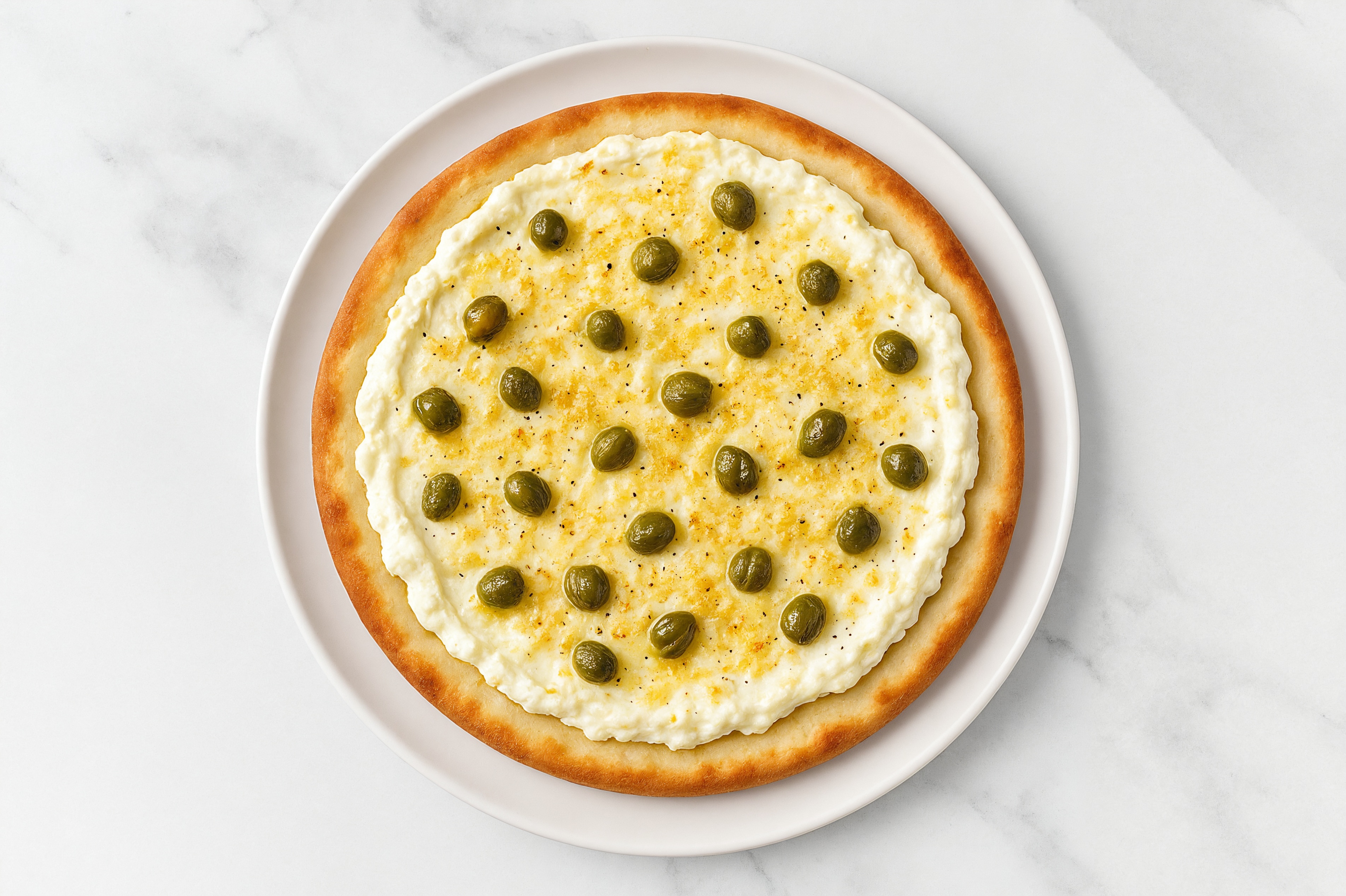 Parmesan Caper White Gluten-Free Pizza Crusts