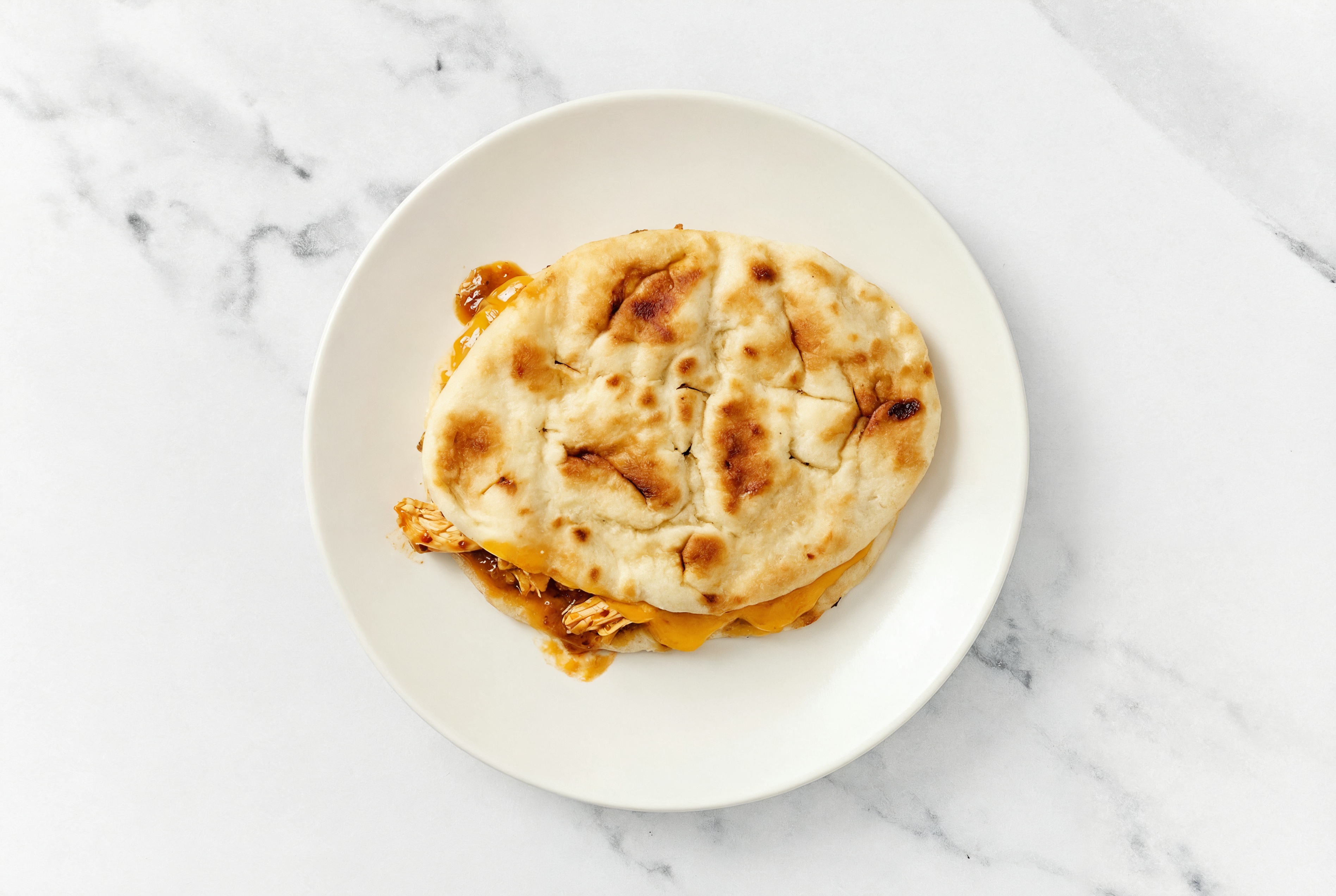 Chile Chicken Vindaloo Naan Toastie