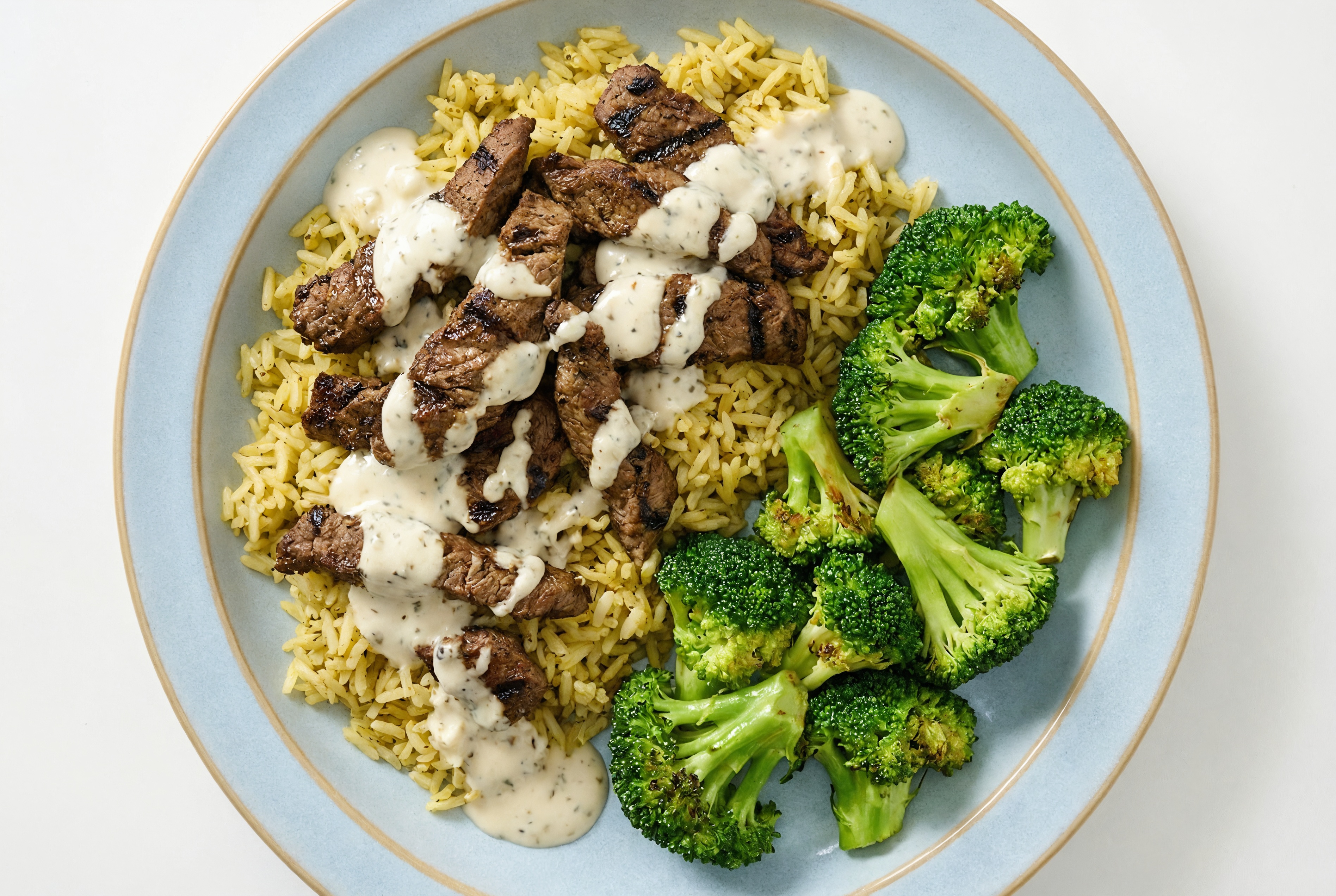  Creamy Garlic Barbacoa Beef Seasoned Jasmine Rice Bowl