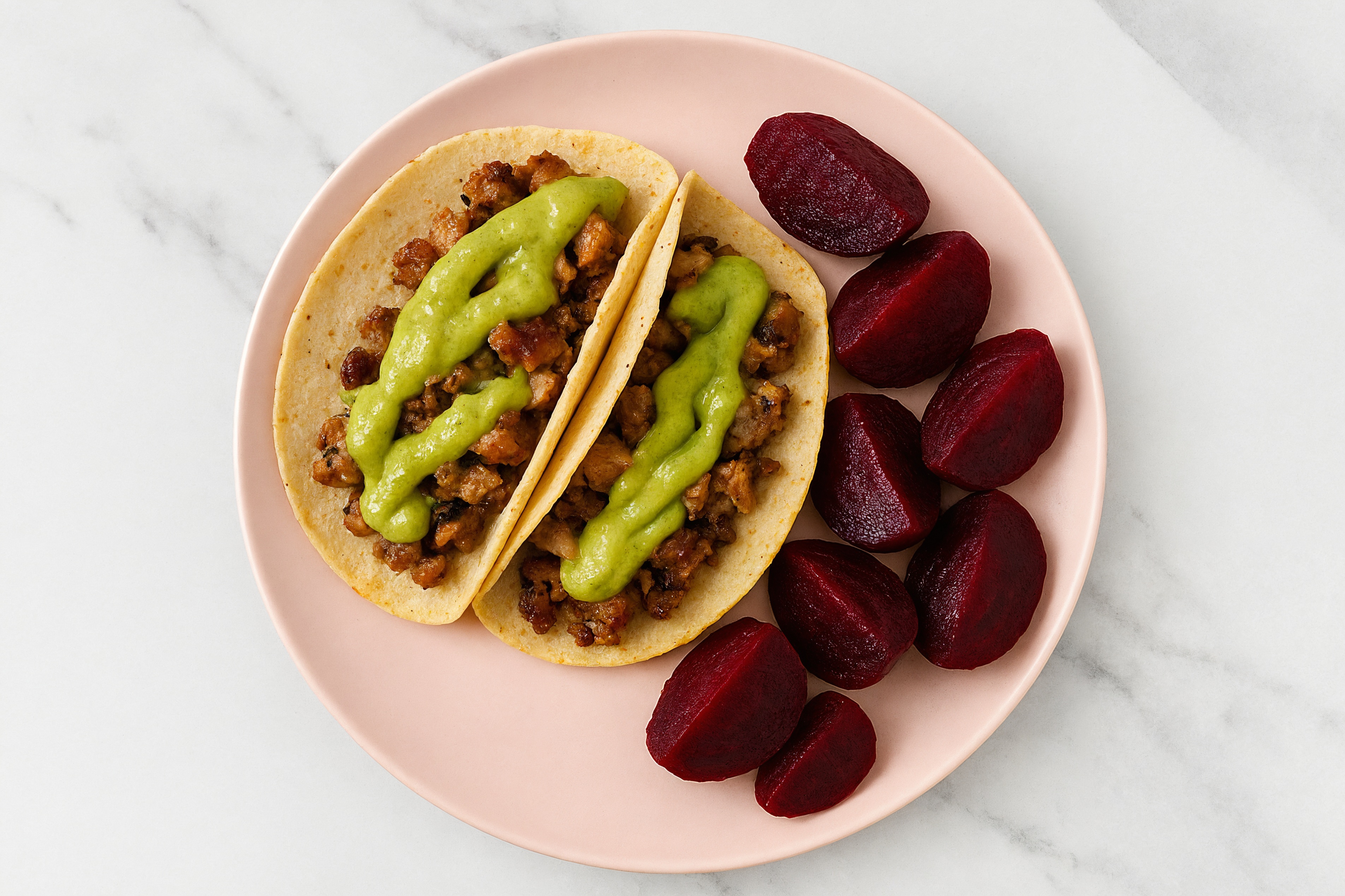 Nothing Beets Carnitas XL Tacos with Avocado