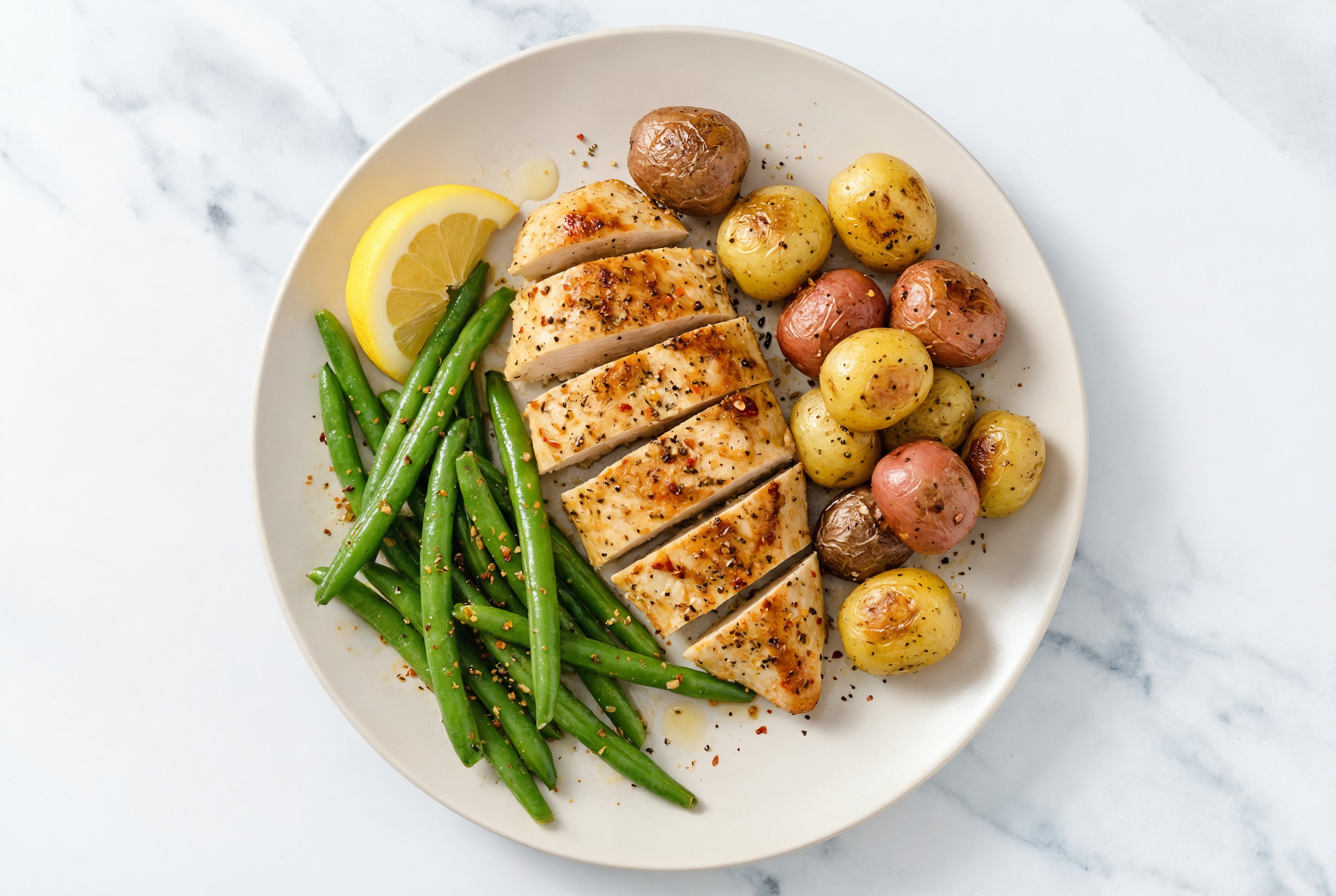 Pepper + Garlic & Herb Chicken Breast Better-than-TV Dinner