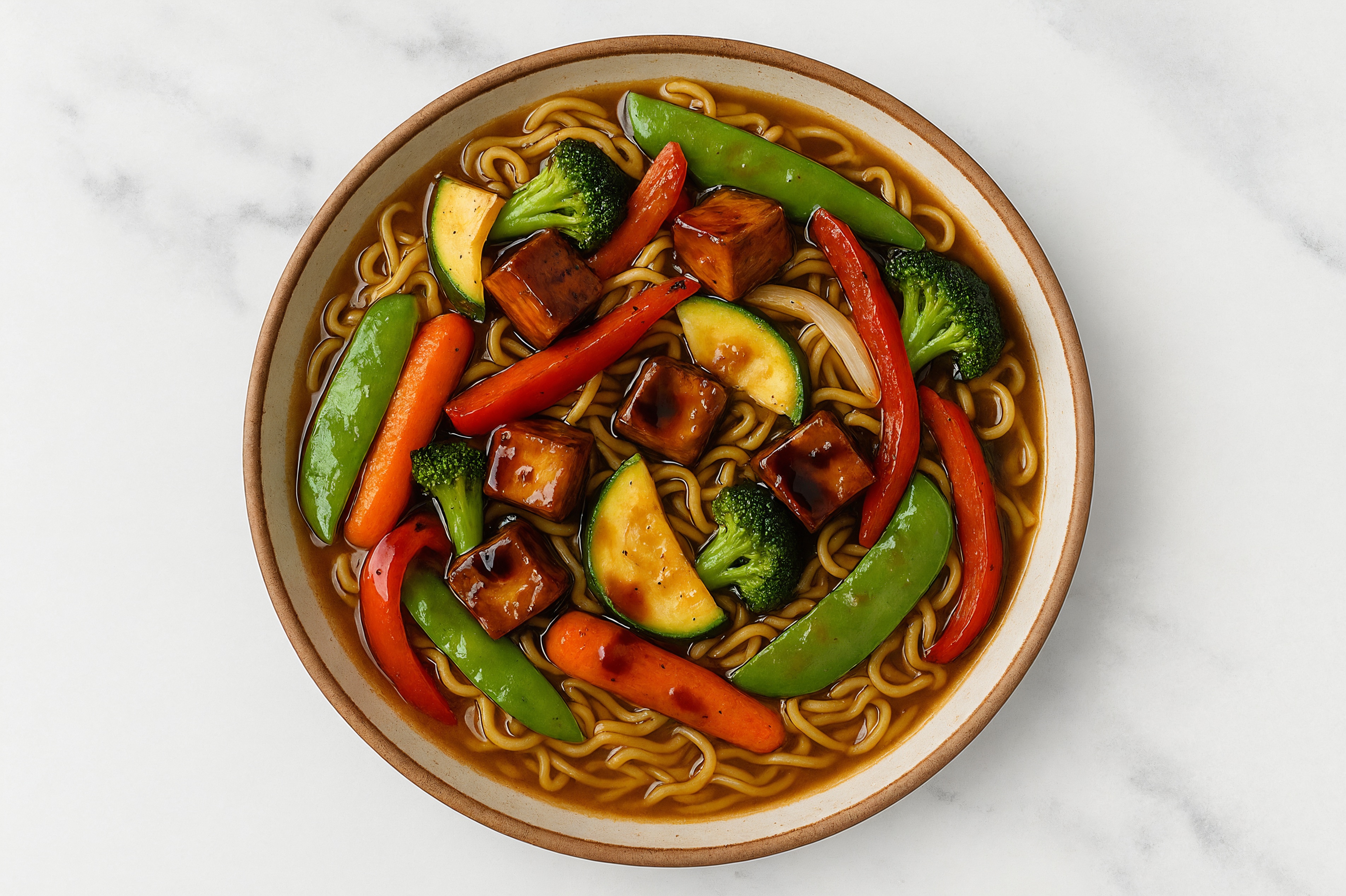 Teriyaki Tofu + Veggie Ramen
