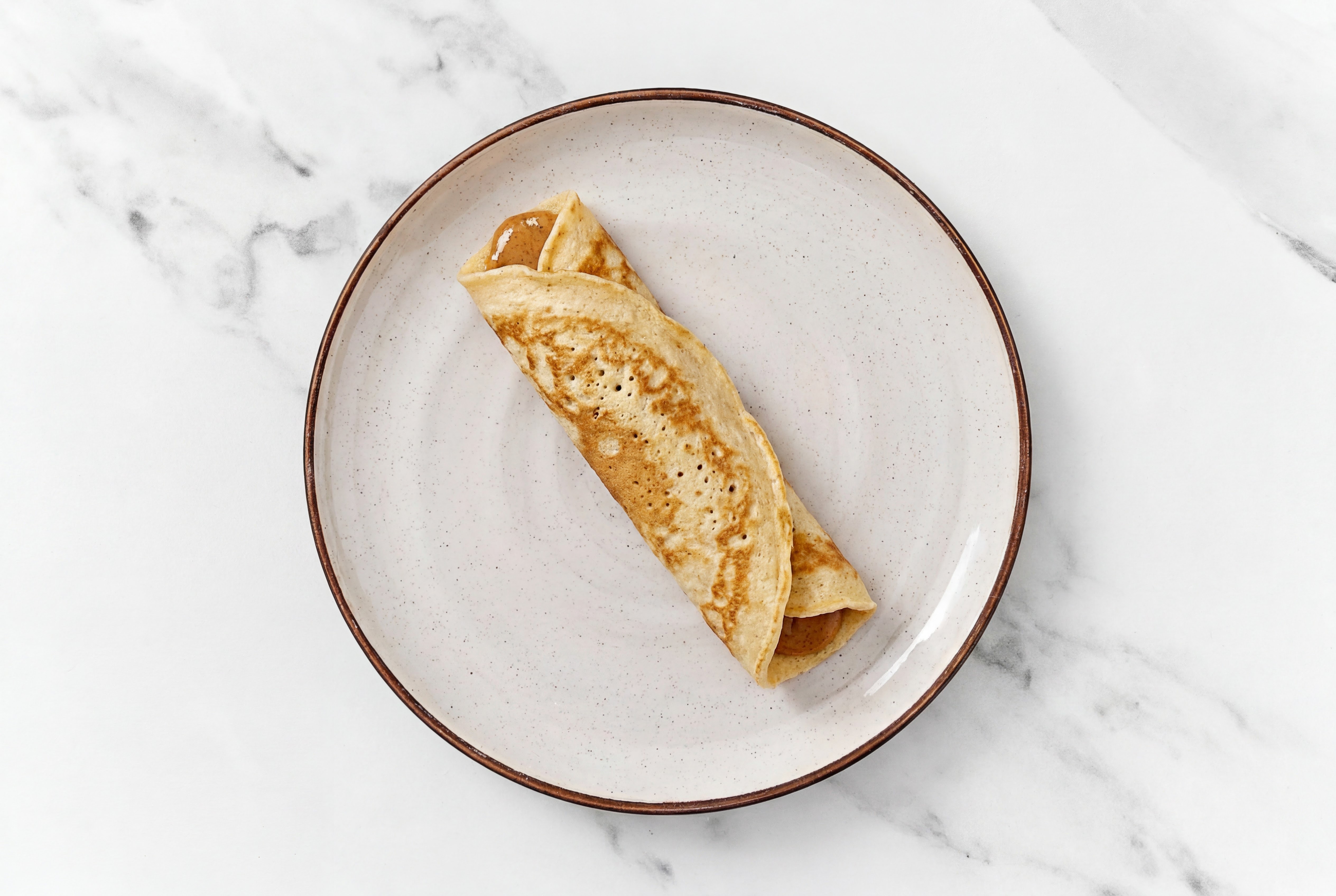 Almond Butter Protein Pancake Roll-Ups