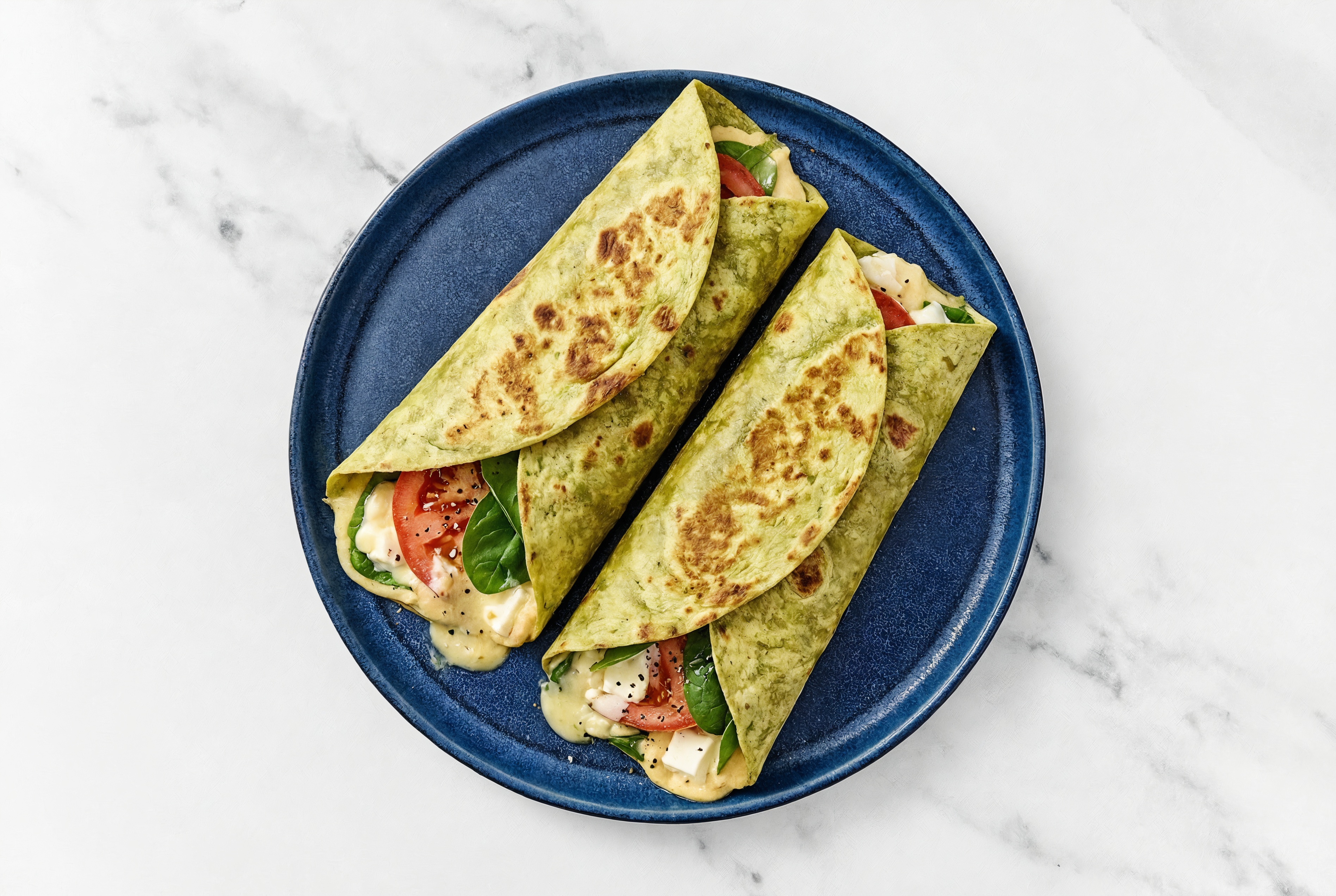 Hearty Beefsteak Tomato + Feta Spinach Melt