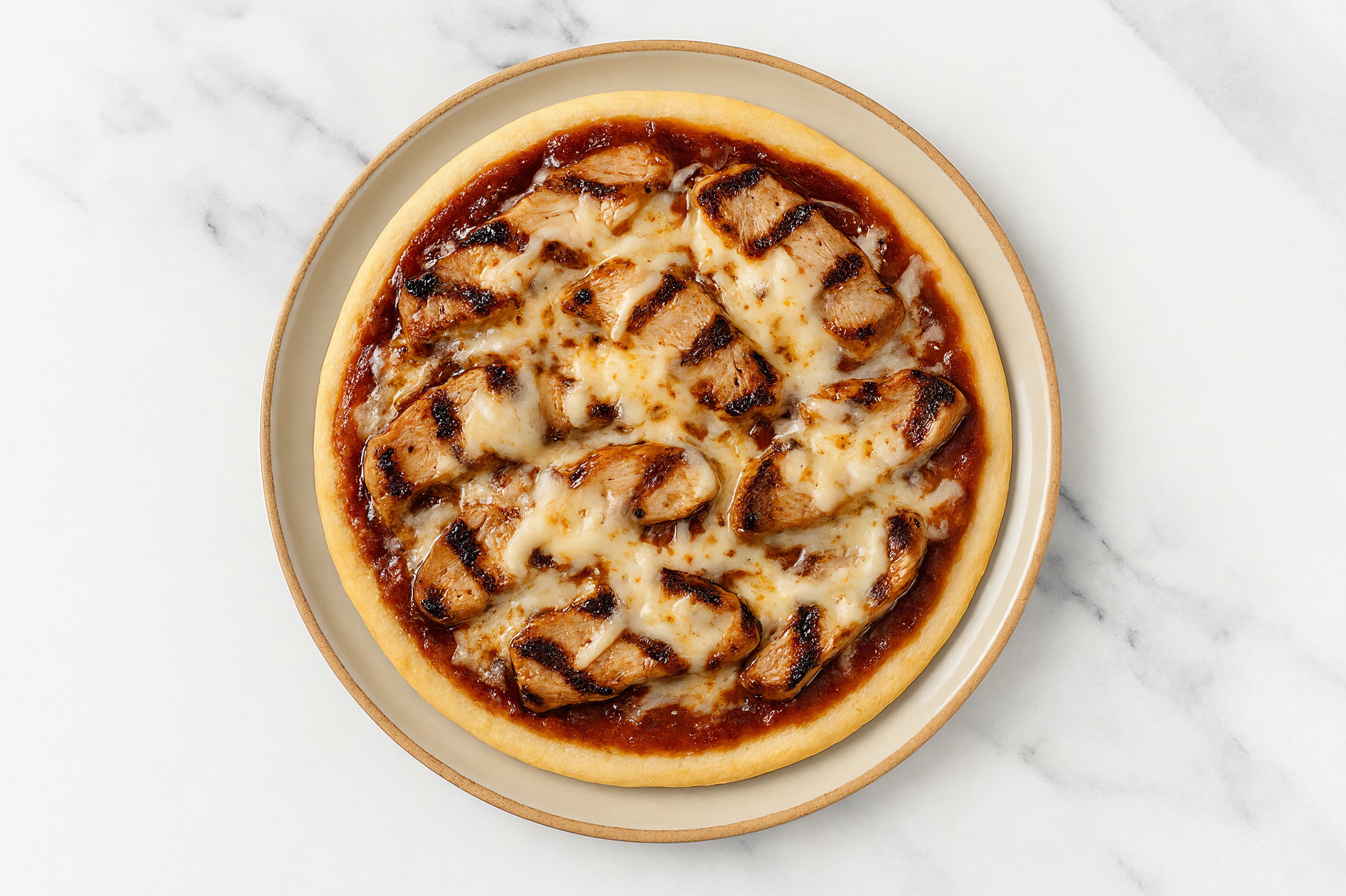 BBQ Pork Gluten-Free Pizza with Original BBQ