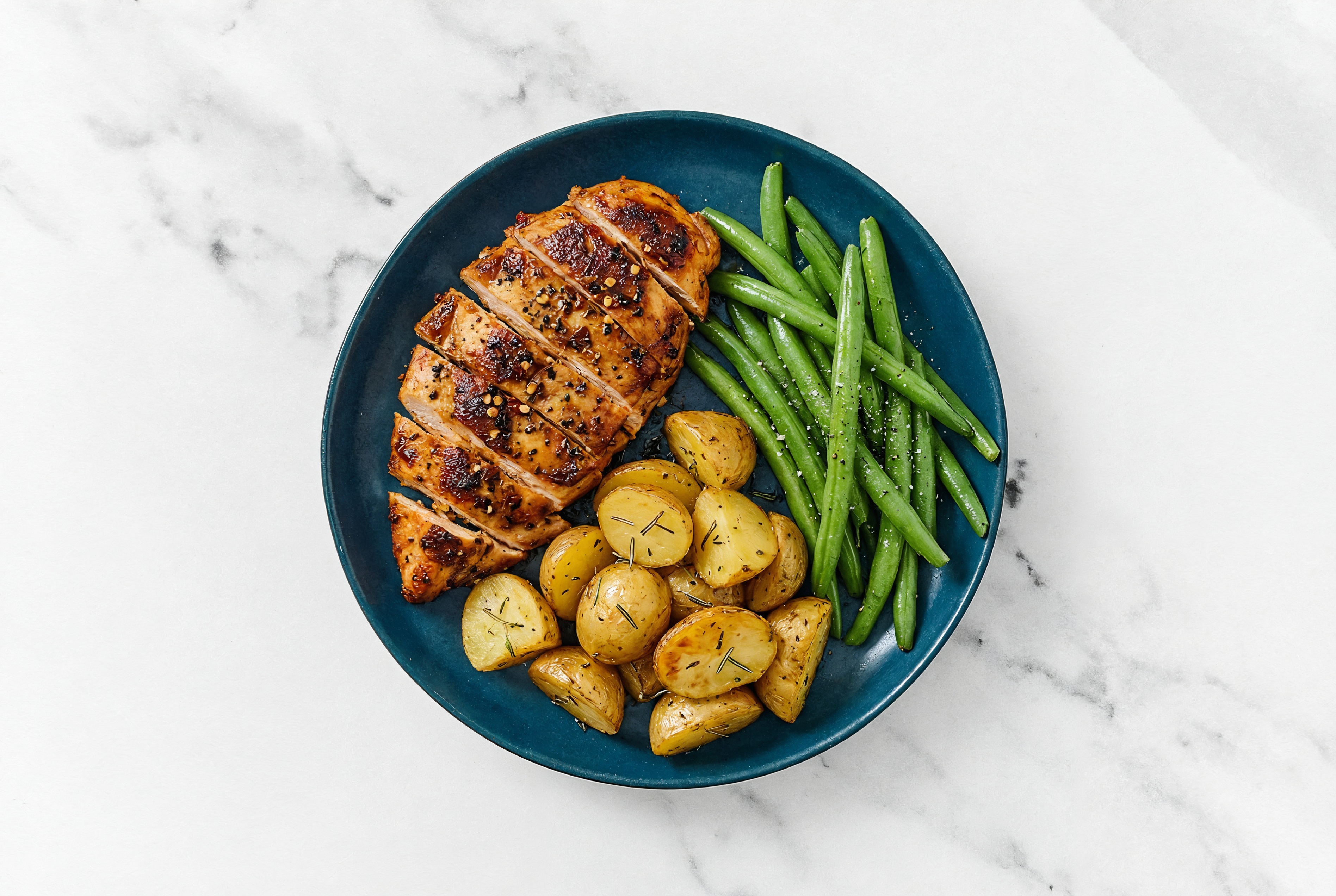 Herby Chipotle Chicken Breast + Rosemary Potatoes