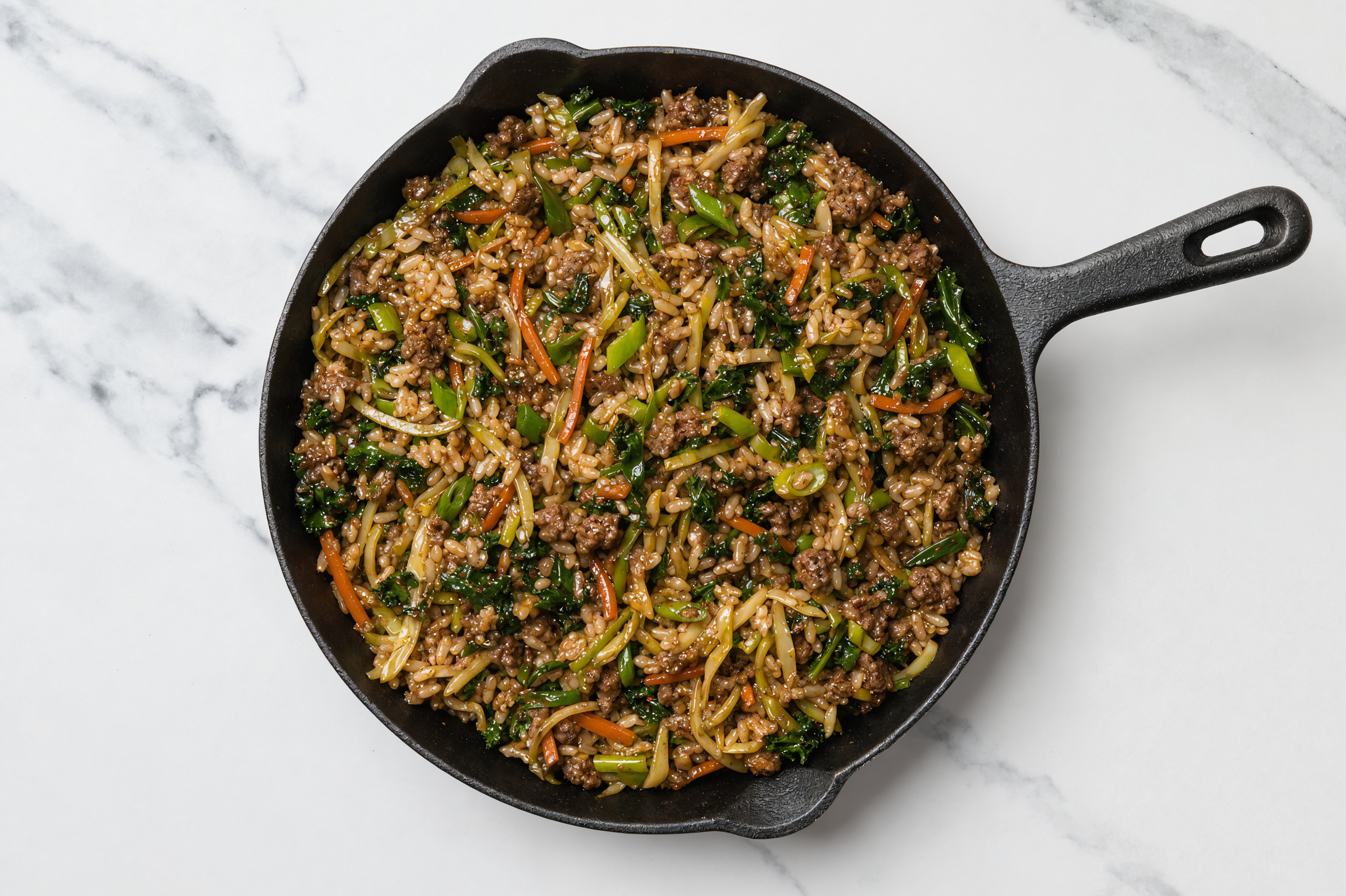 Ground 93/7 Lean Beef Egg Roll in a Bowl