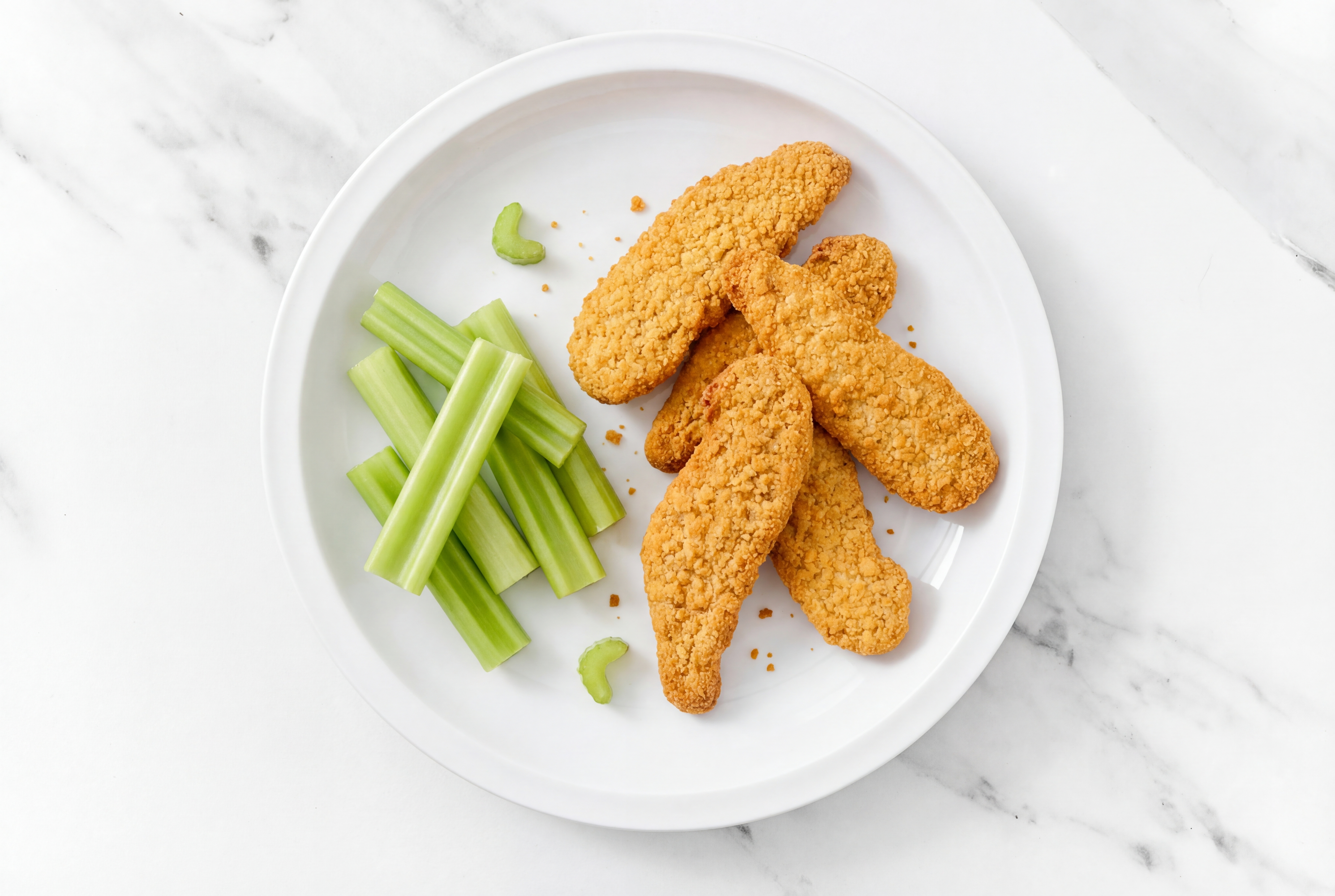 Plant-Based Chicken Tenders +  Celery