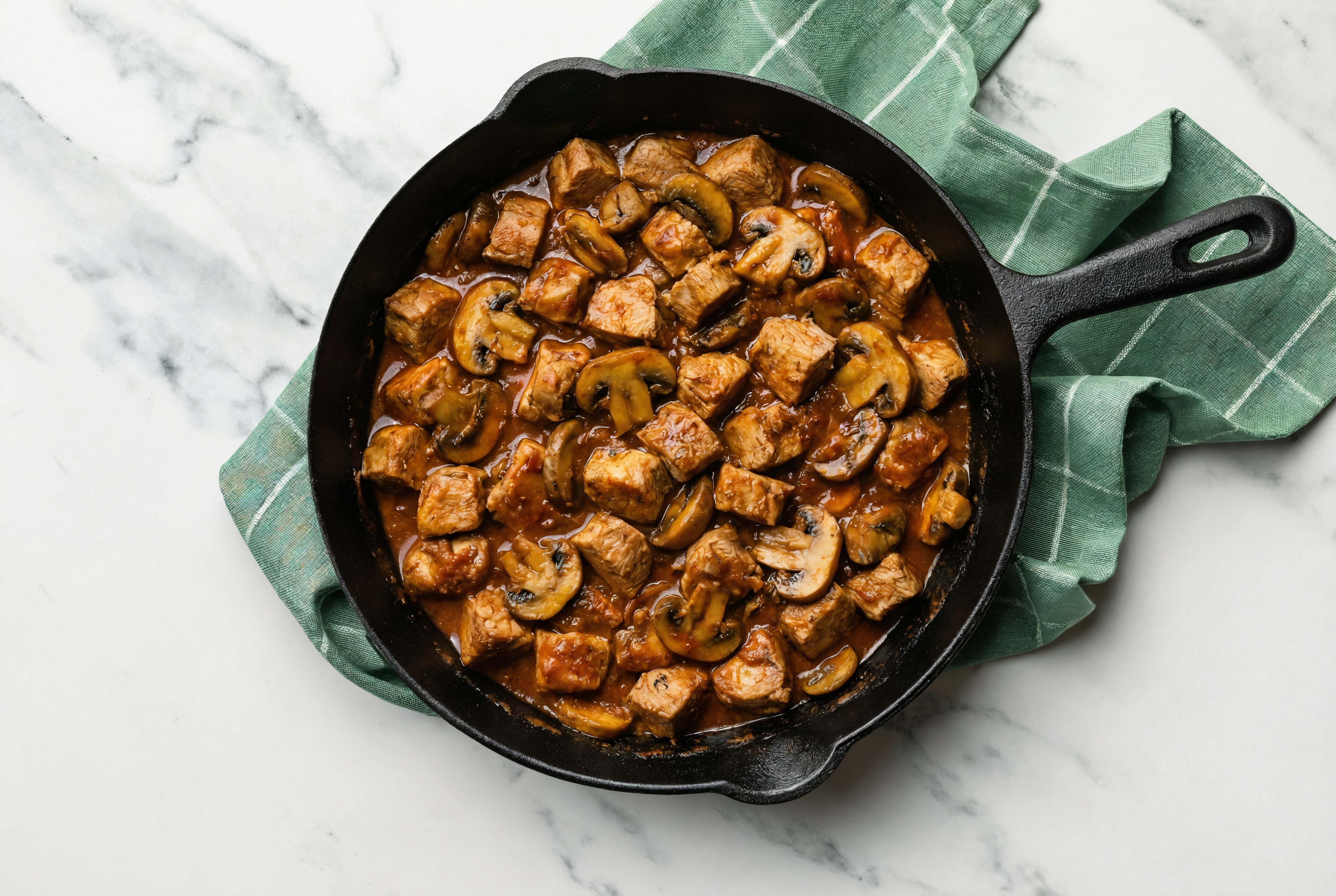 Spicy Vindaloo Pork Tenderloin Stir-Fry with Mushrooms