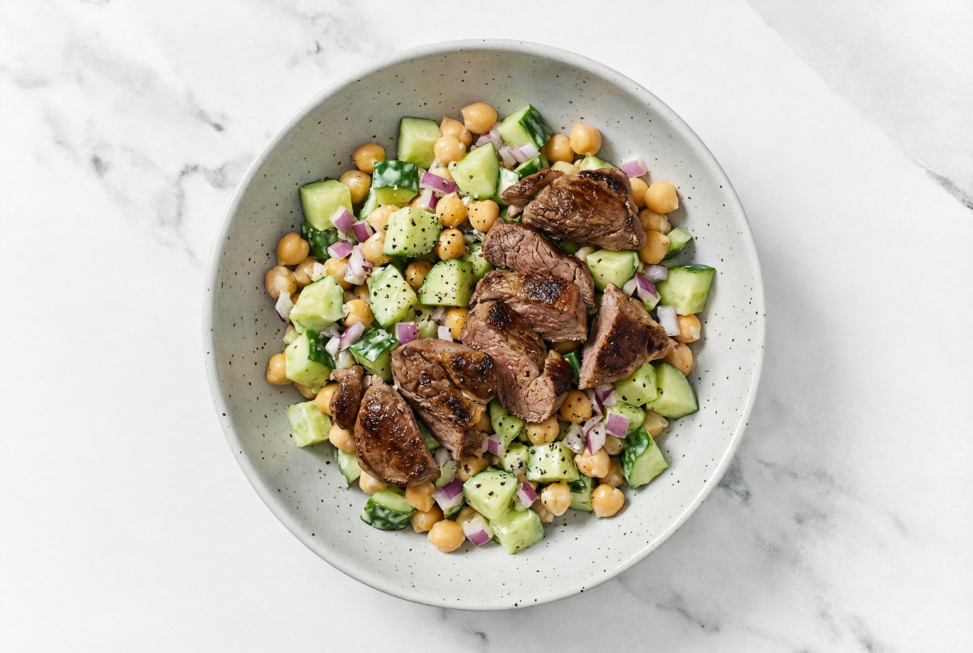 Jalapeño Chickpea + Lamb Salad