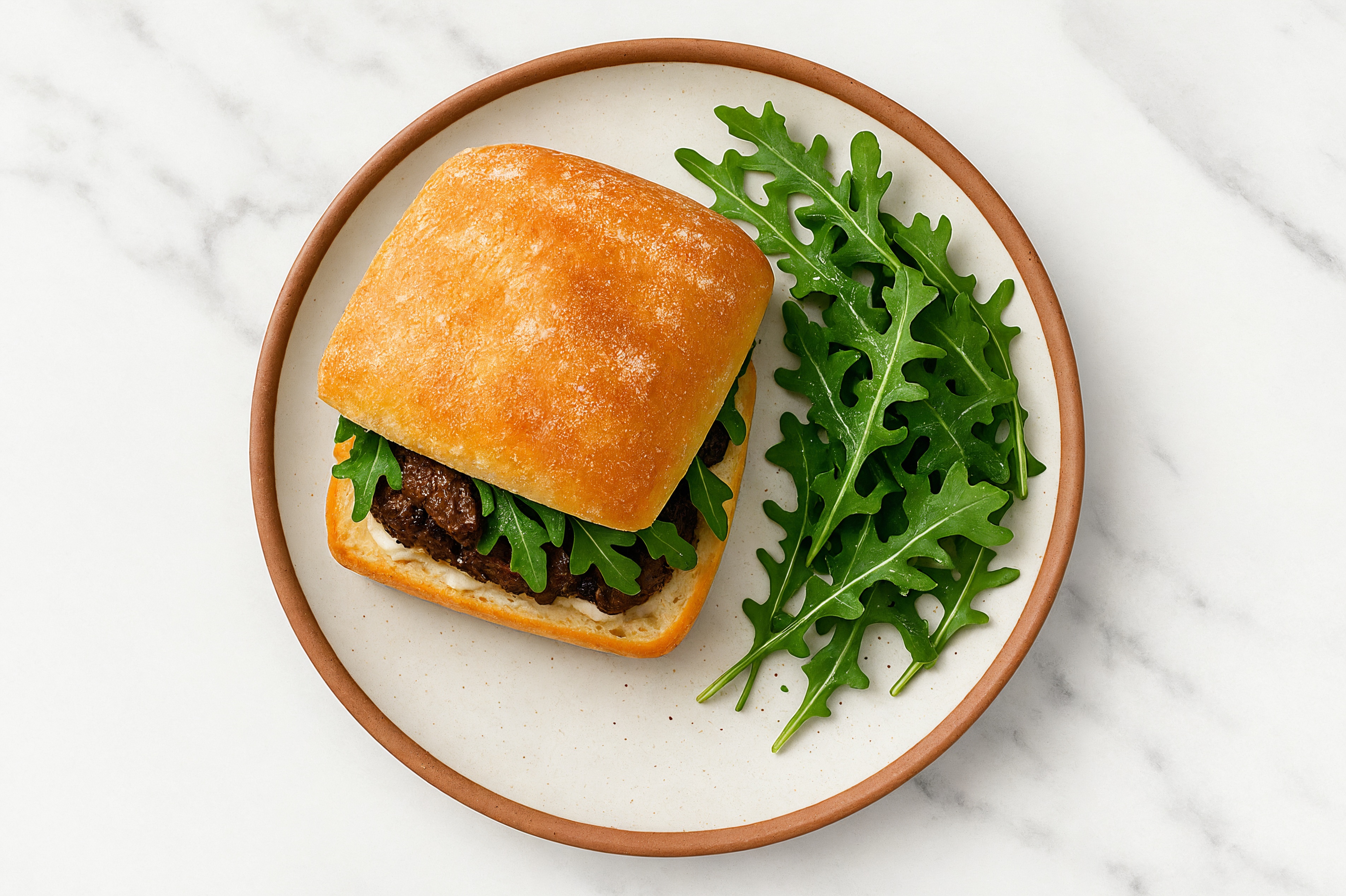 Beef Barbacoa + Arugula Sammie