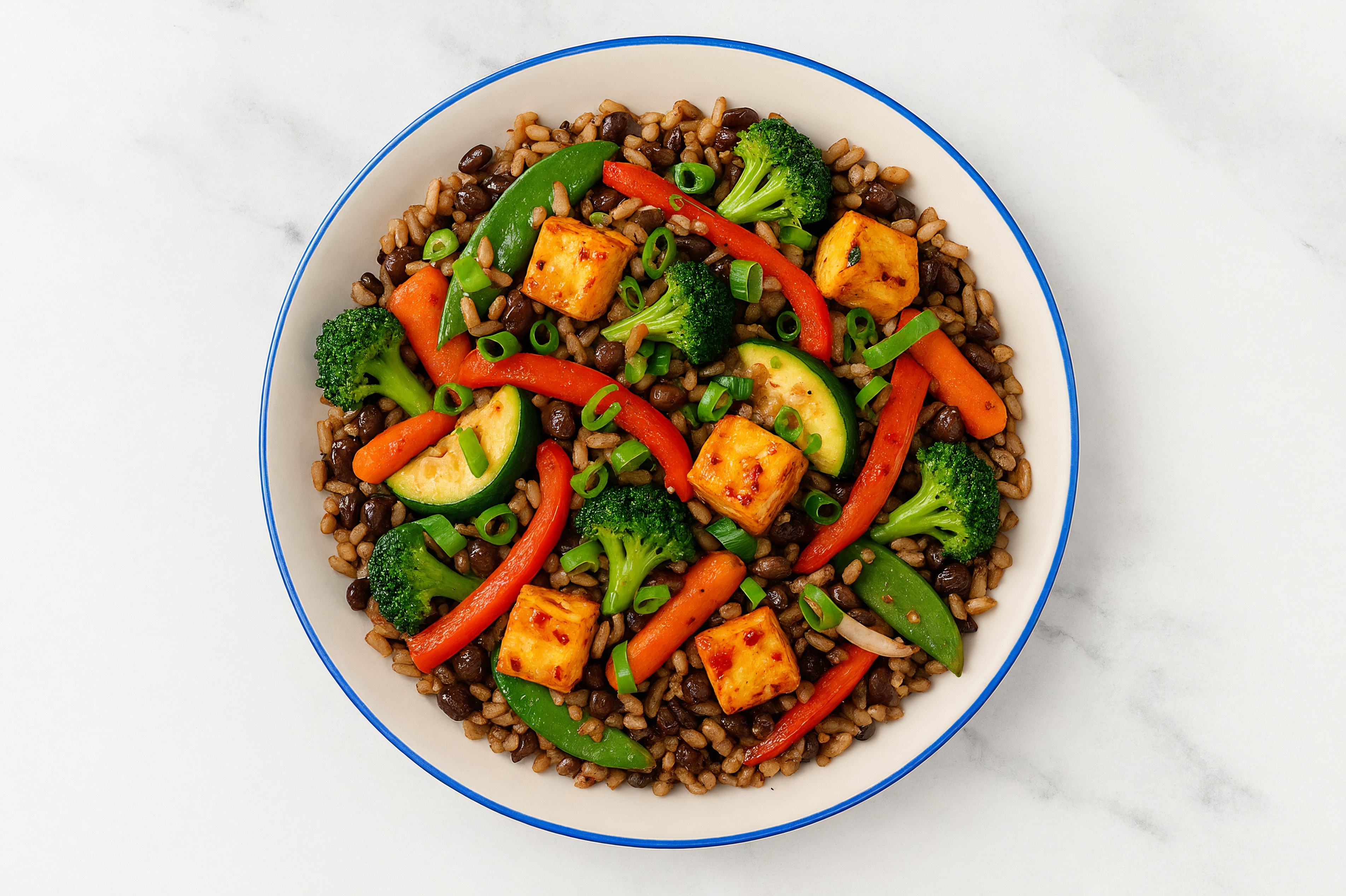 Chili Crisp Soft & Creamy Paneer + Veggie Grain Bowl