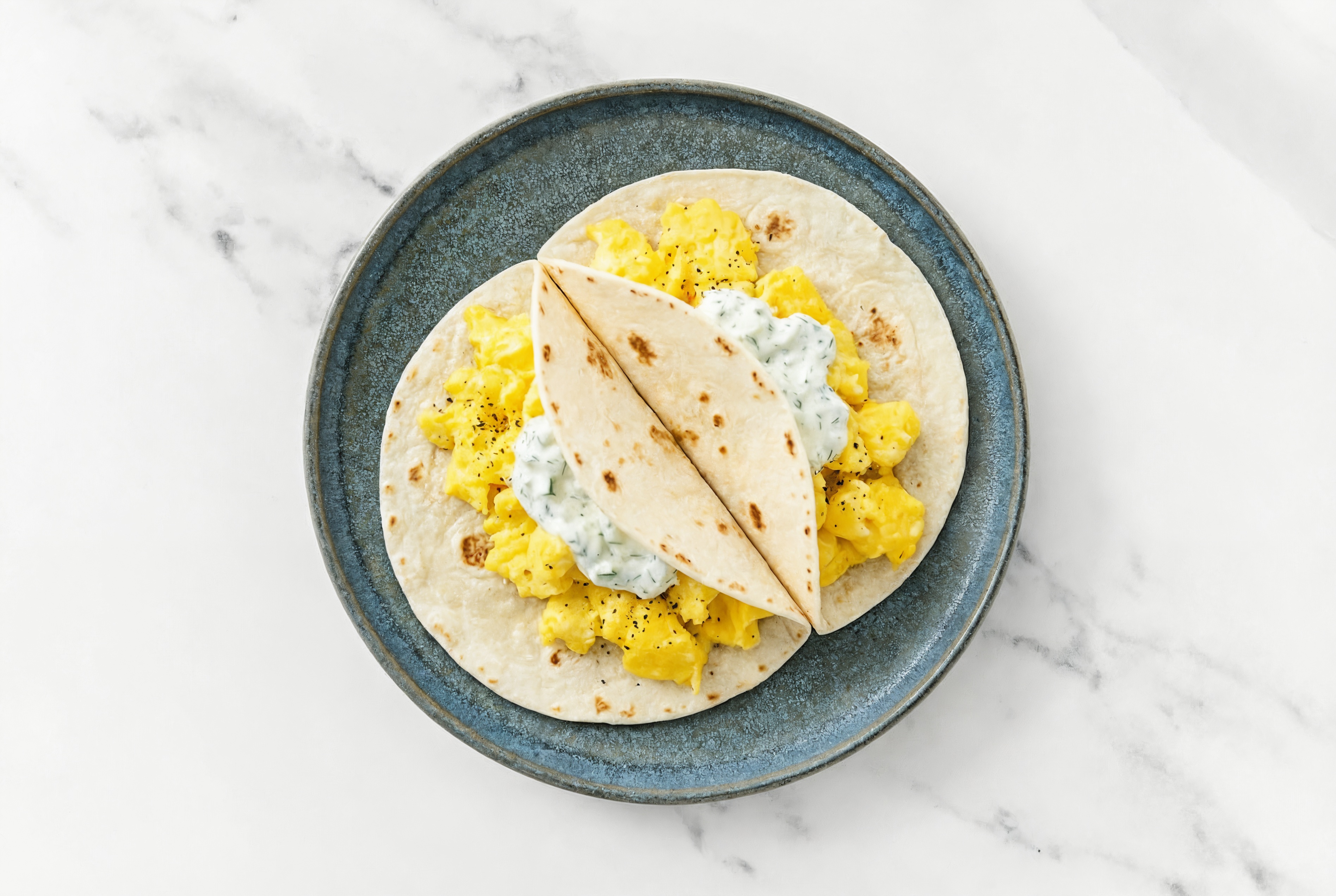 Tzatziki + Egg Tacos