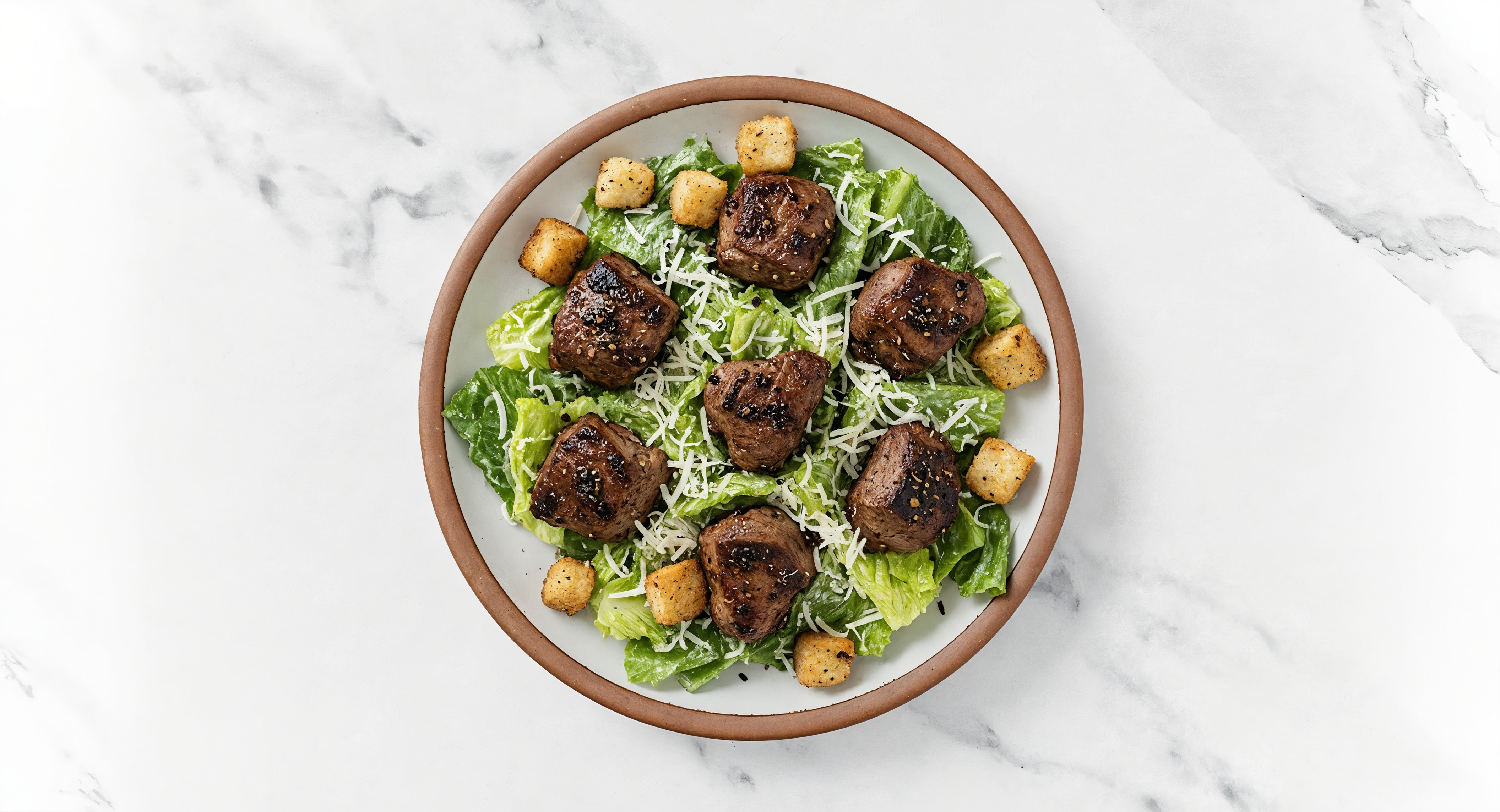 Seasoned Lamb Caesar Salad