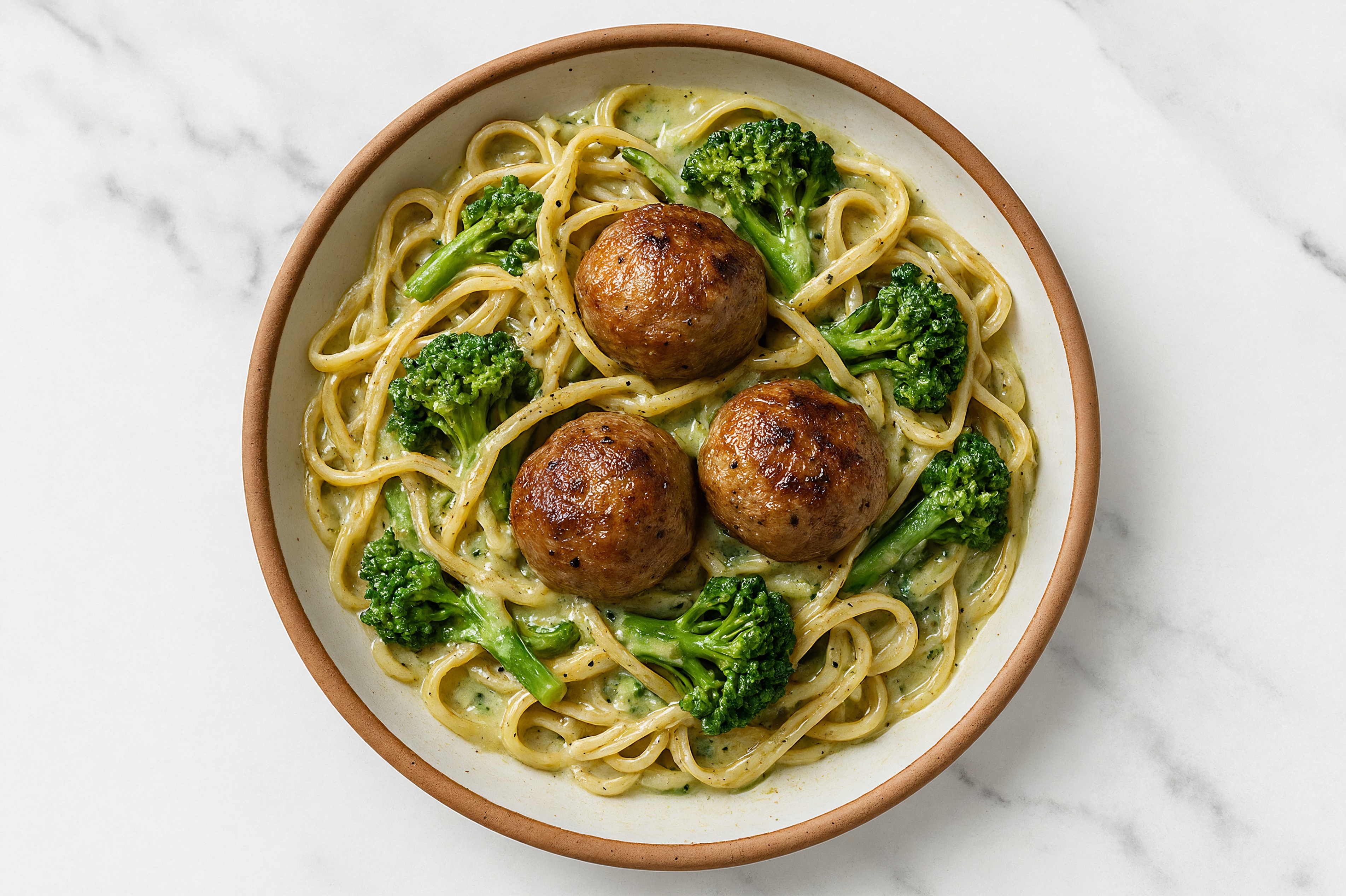 Beef Meatball Herb Cream