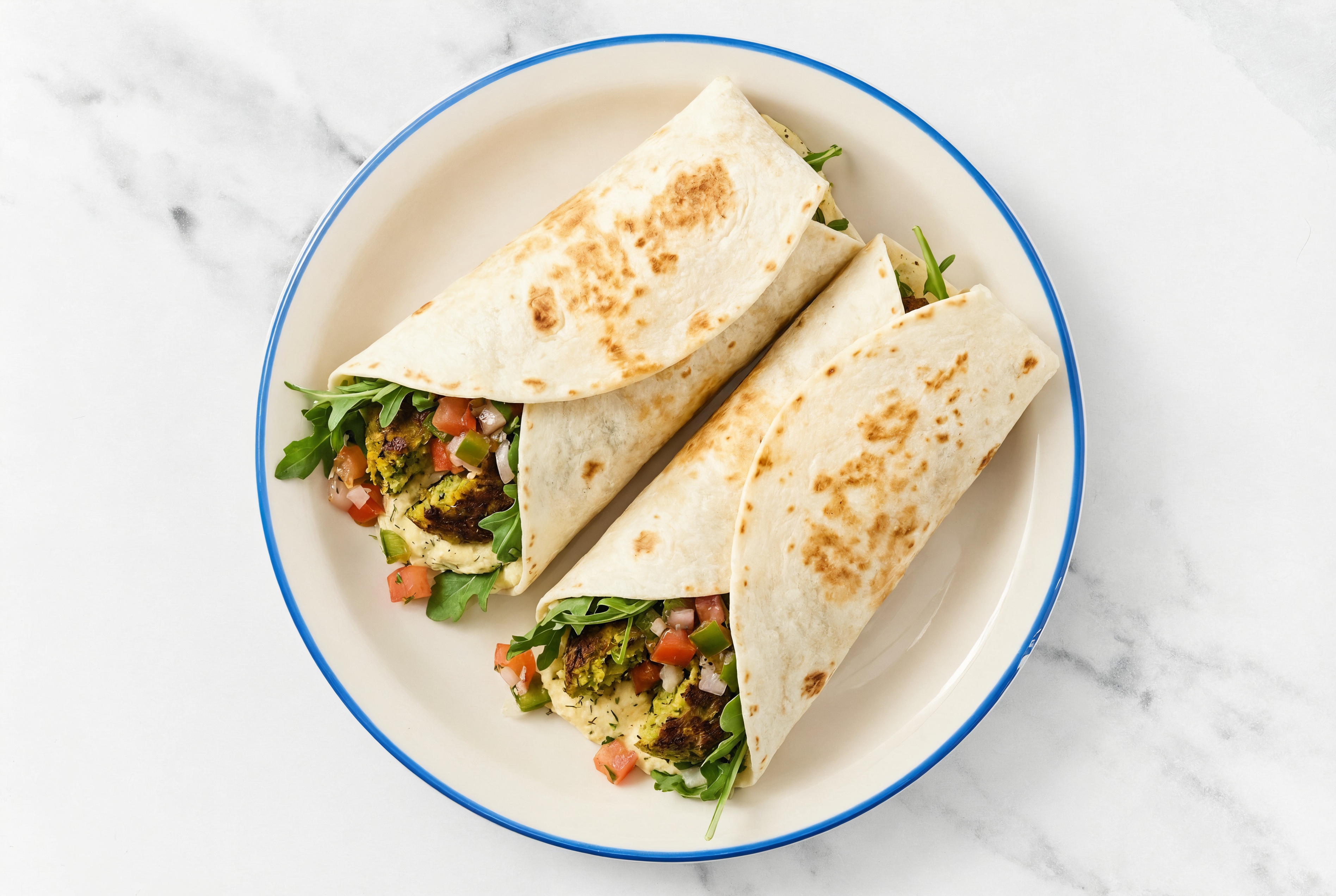 Freshest Falafel + Fresh Salsa Wrap